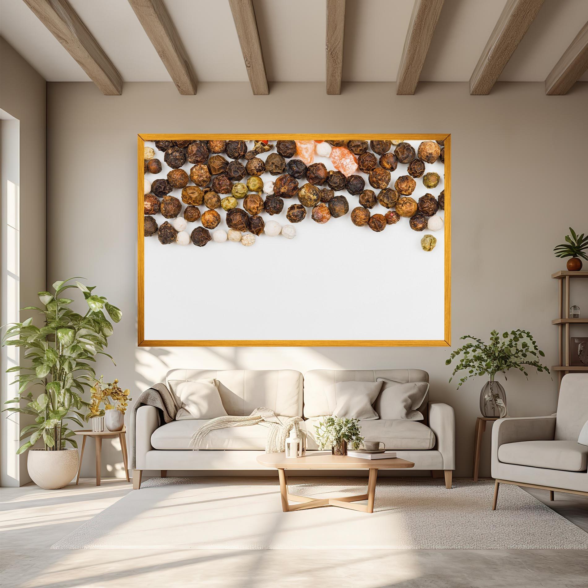 Leinwandbild Multicolored Pepper mockup 6