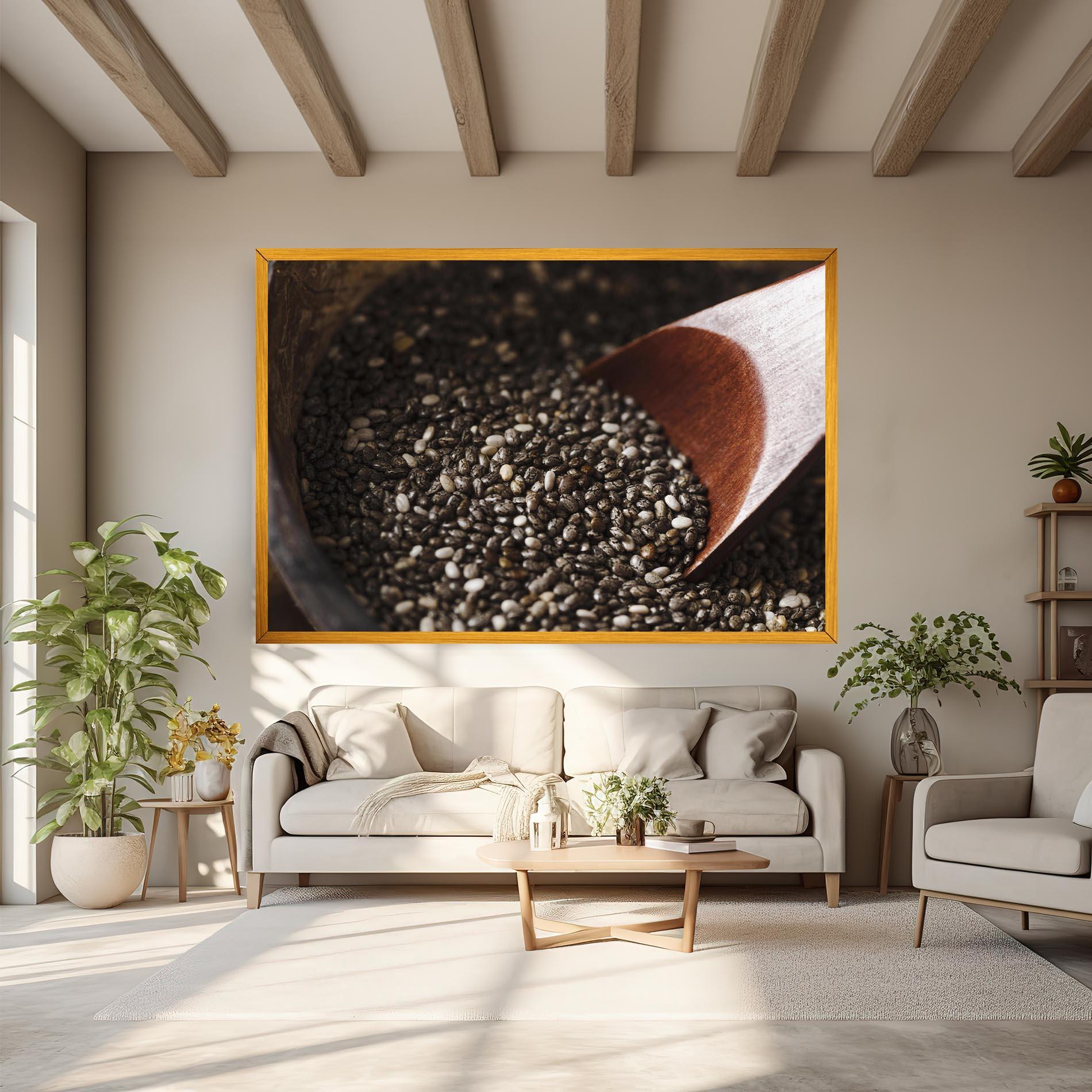 Leinwandbild Organic Seeds mockup 6