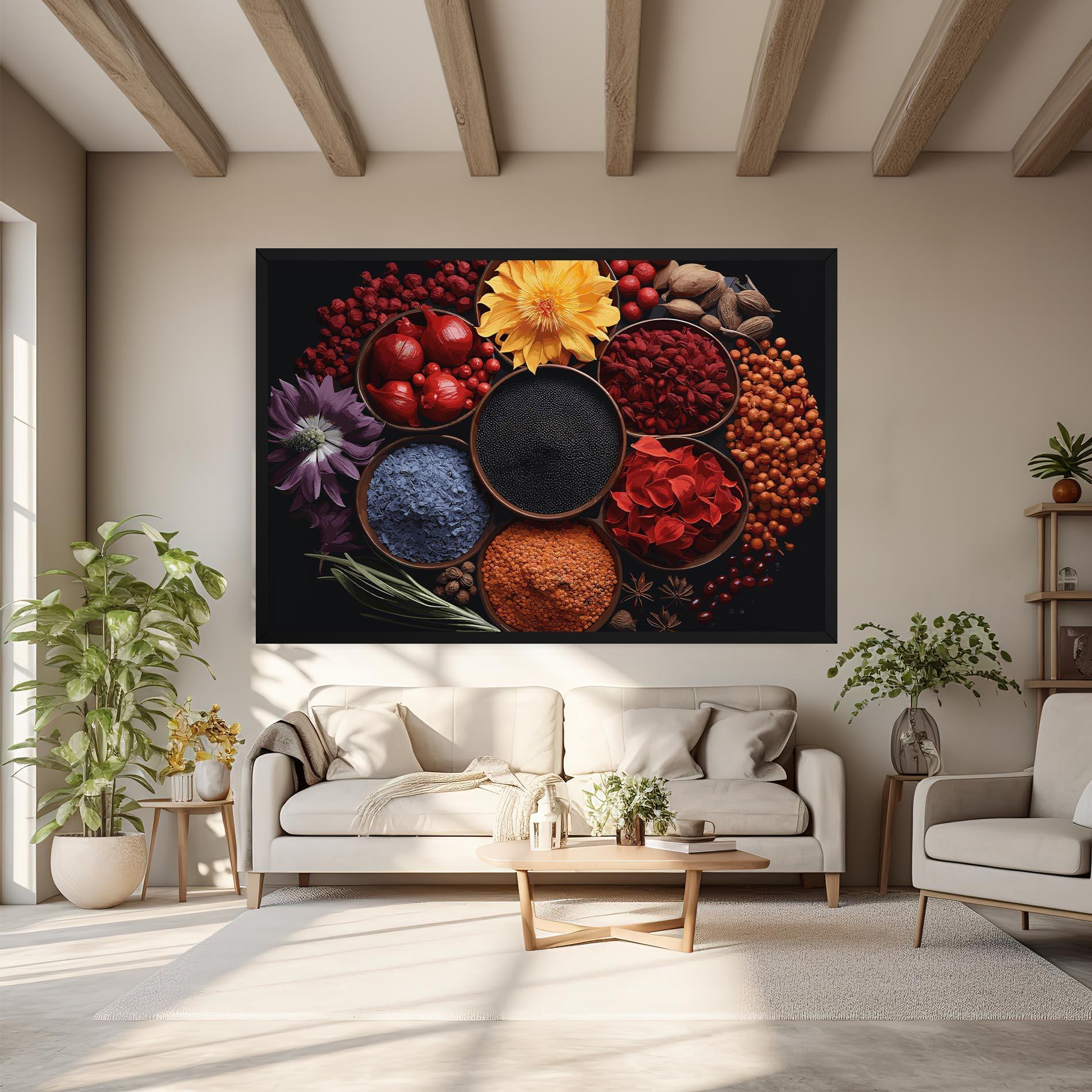 Leinwandbild Autumn Color Spices mockup 6