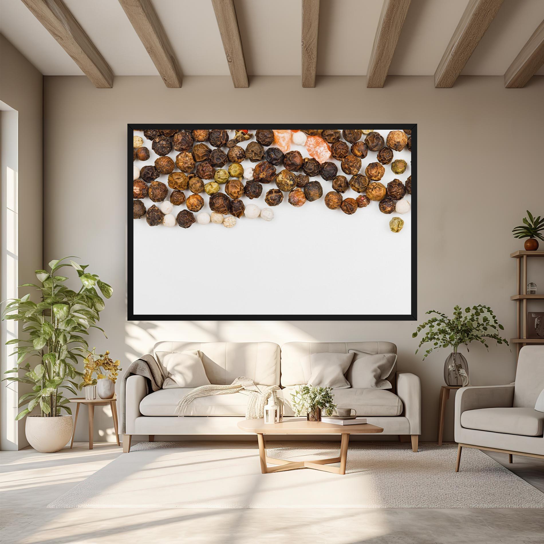 Leinwandbild Multicolored Pepper mockup 6