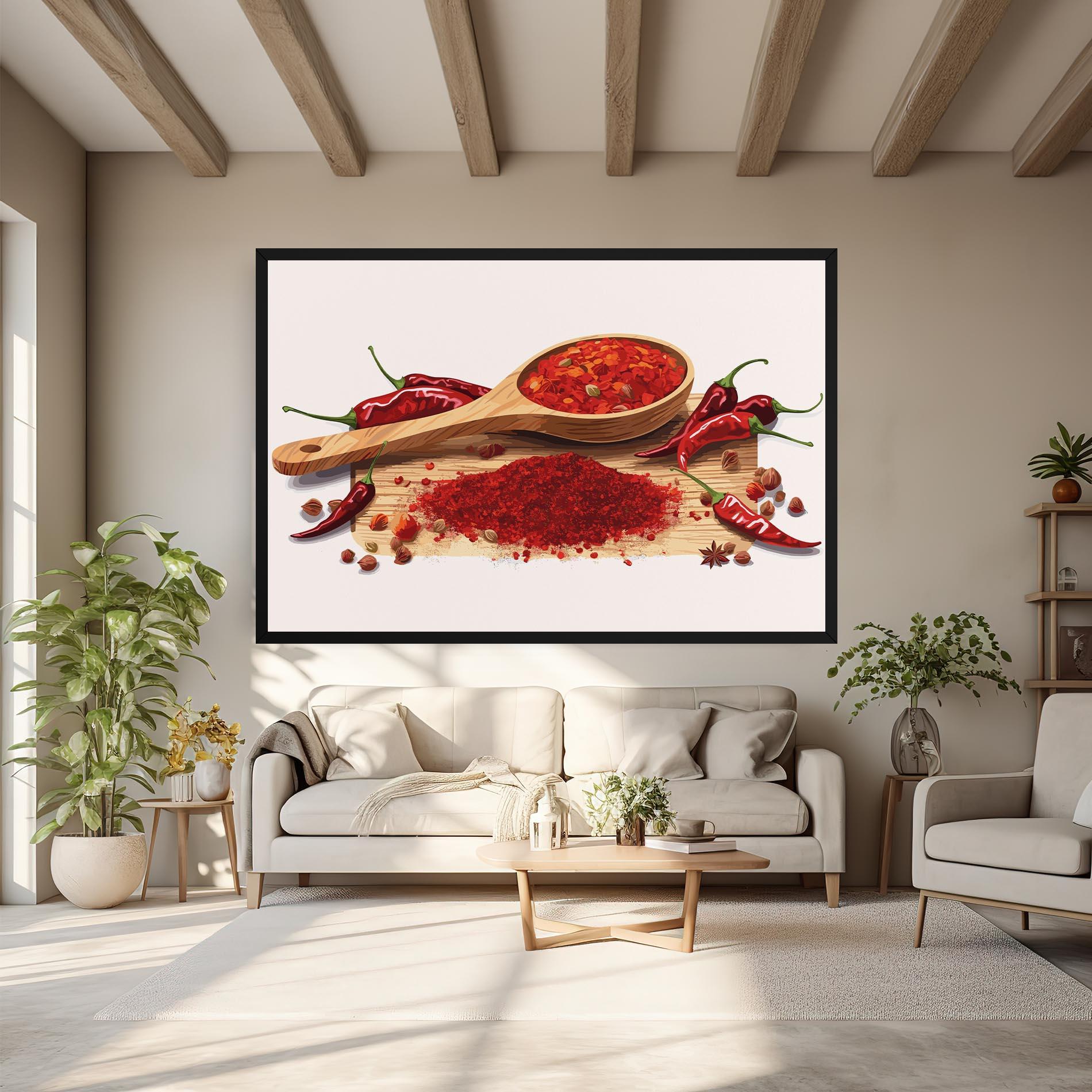 Leinwandbild Spoon Of Papper mockup 6