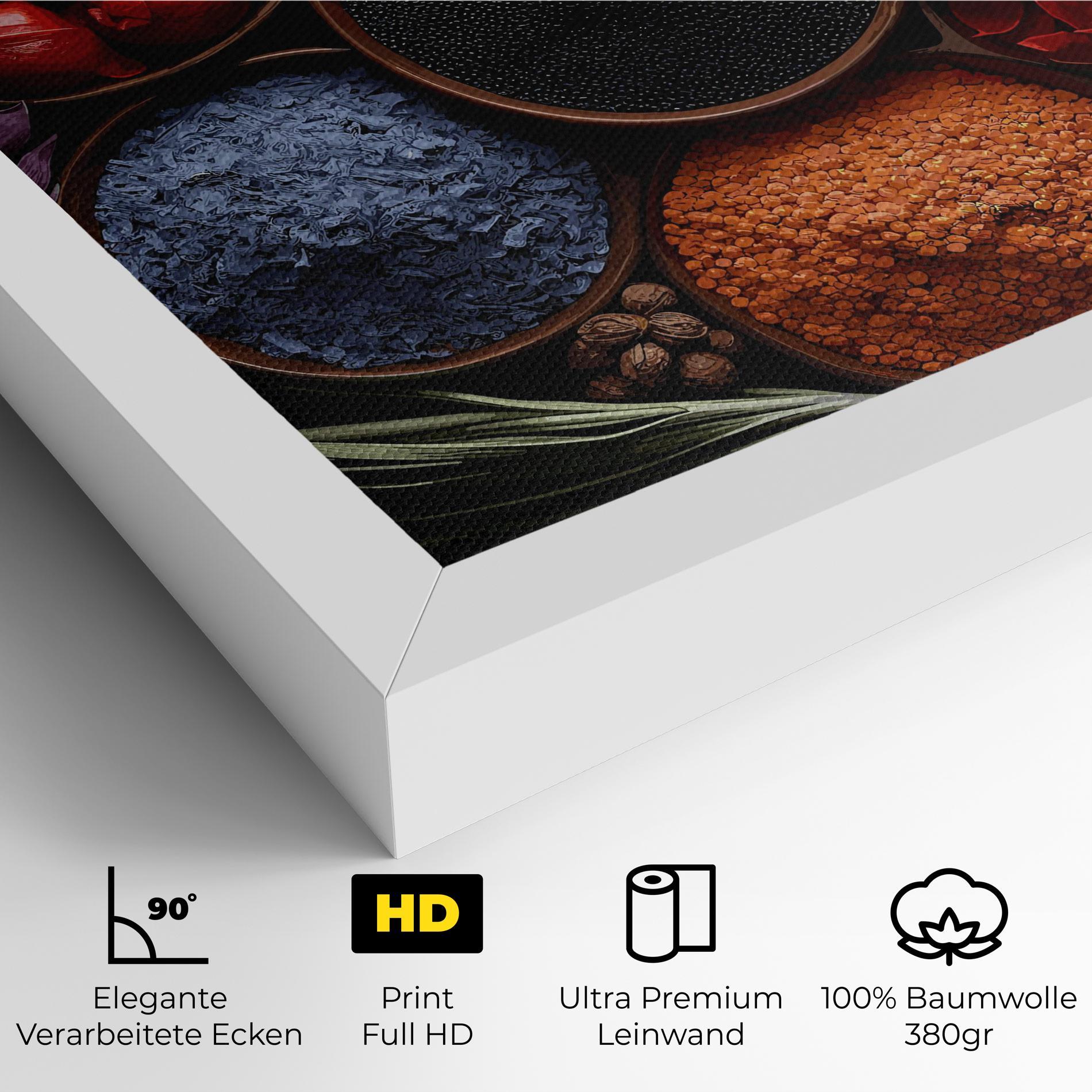 Leinwandbild Autumn Color Spices mockup 4