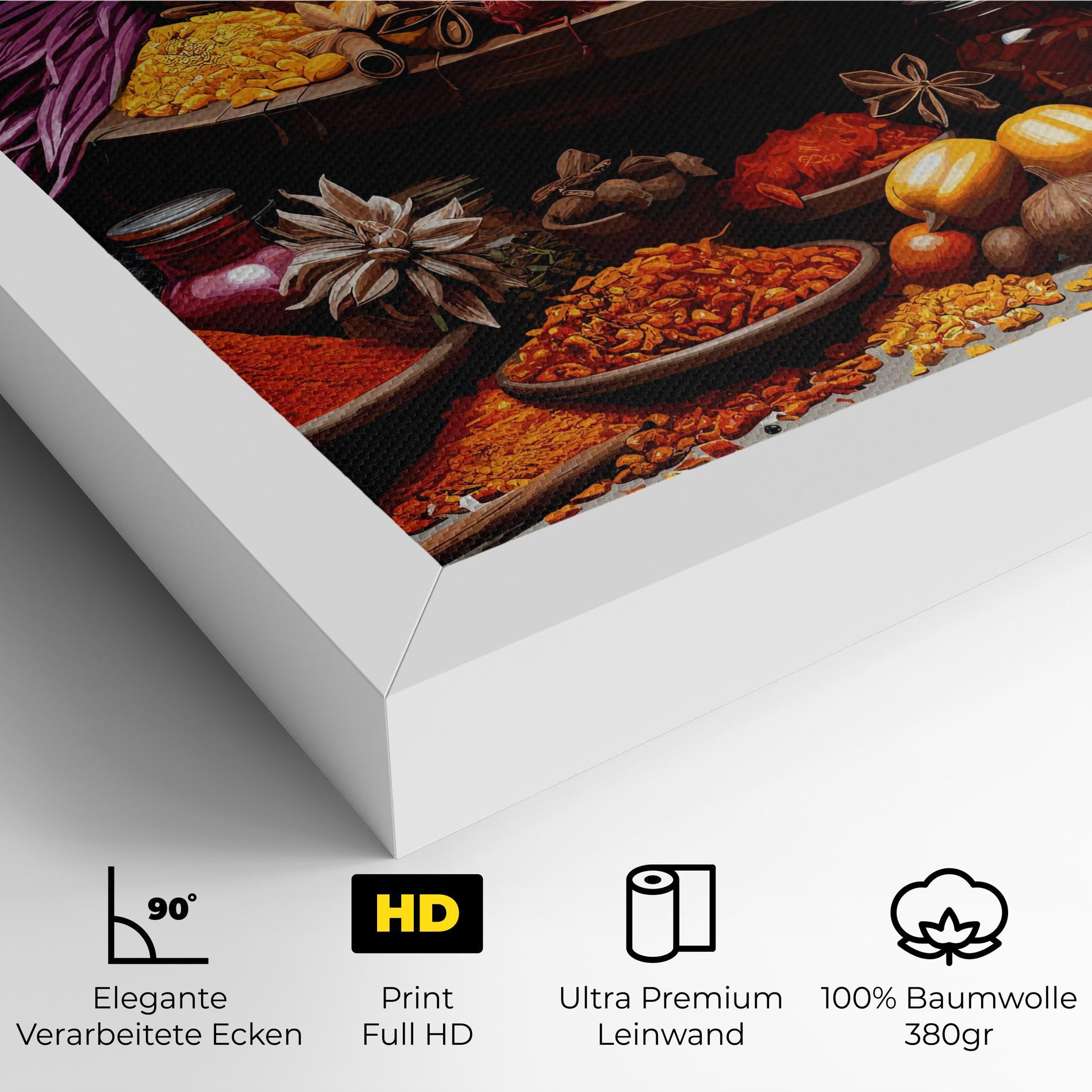 Leinwandbild Autumn Seasoning mockup 4