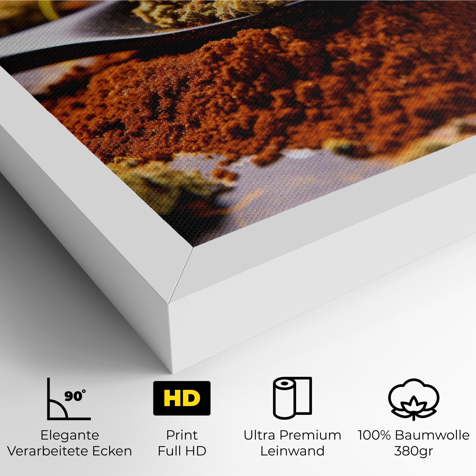 Leinwandbild Cannabis Seasoning mockup 4