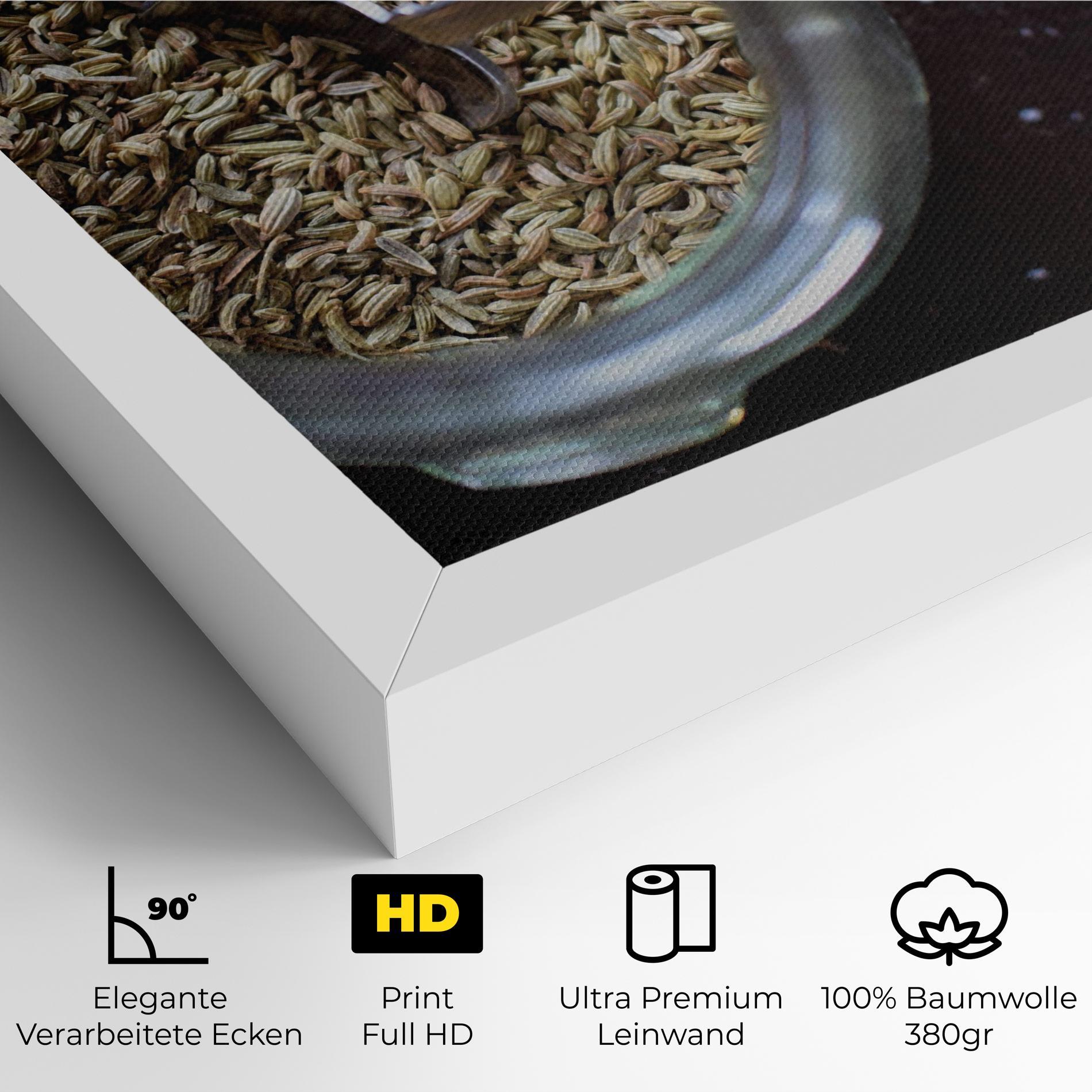 Leinwandbild Jar With Spices mockup 4