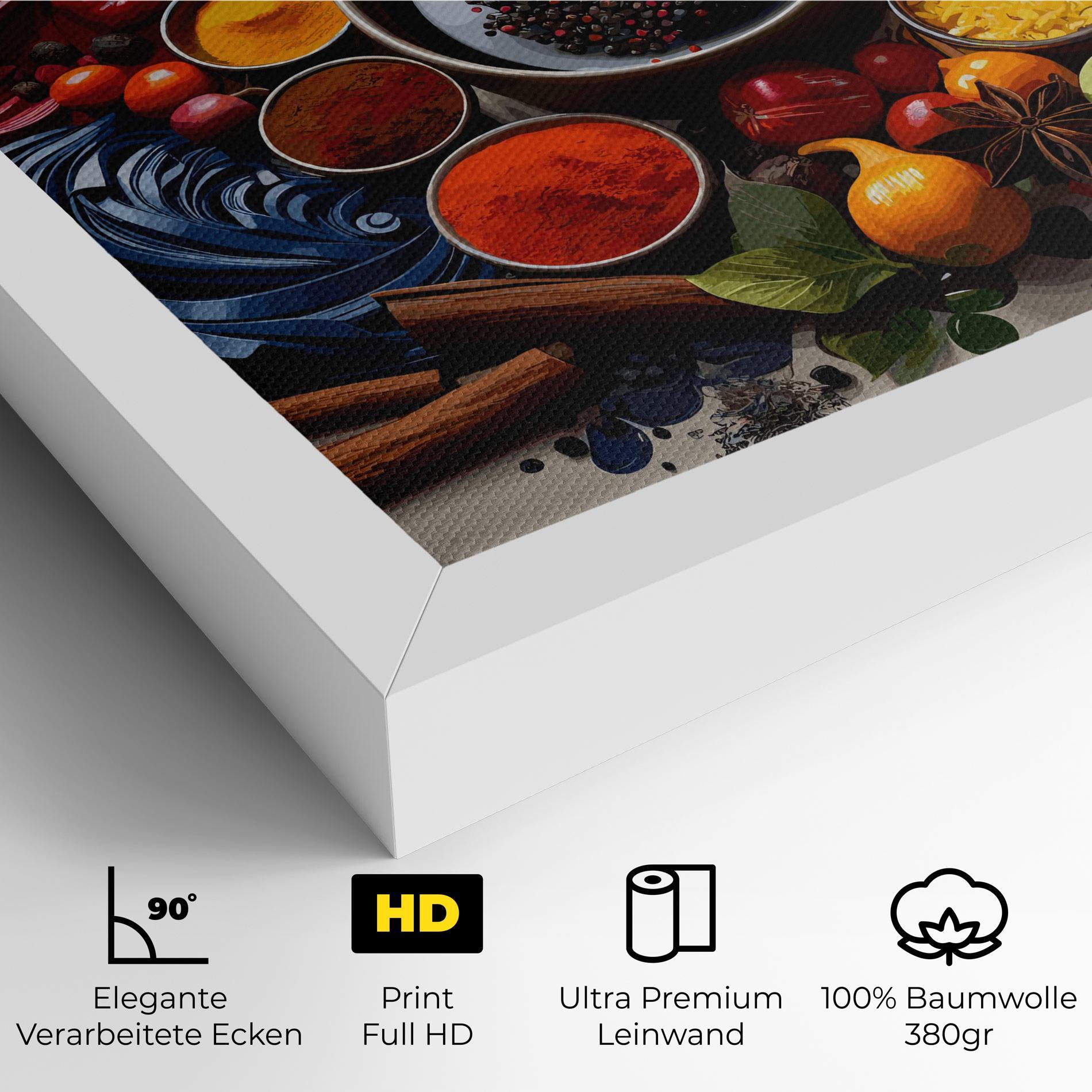 Leinwandbild Spices Village mockup 4