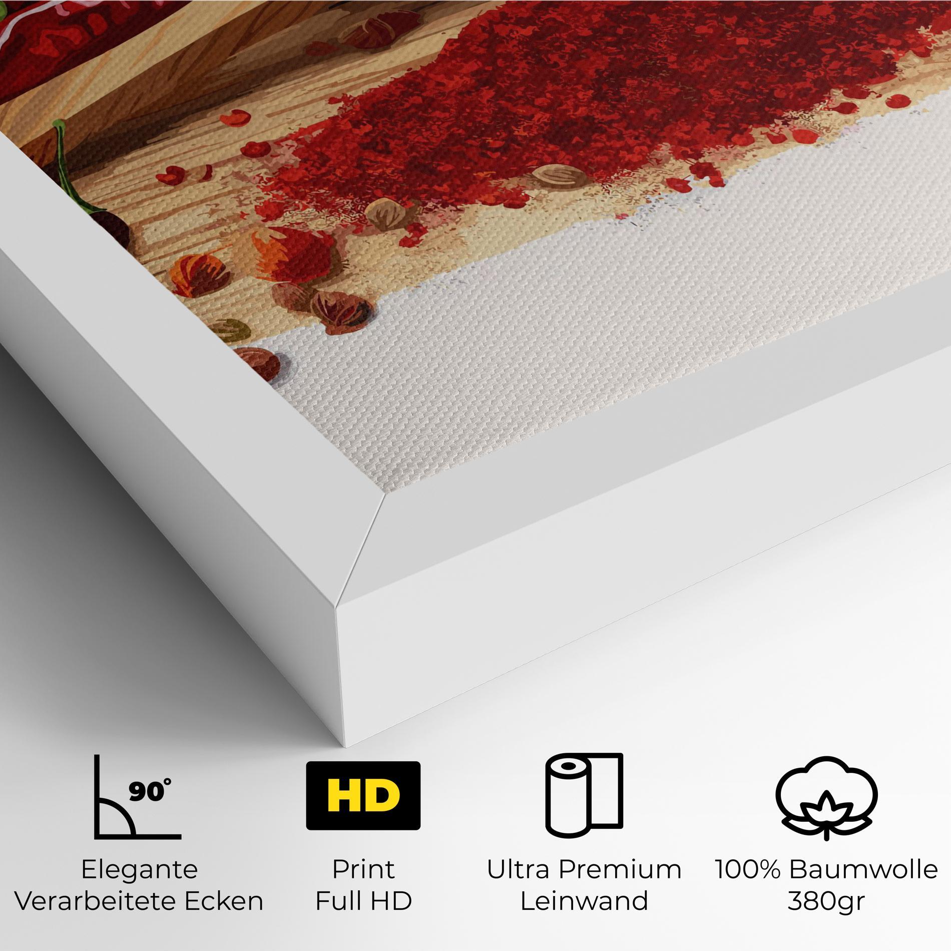 Leinwandbild Spoon Of Papper mockup 4