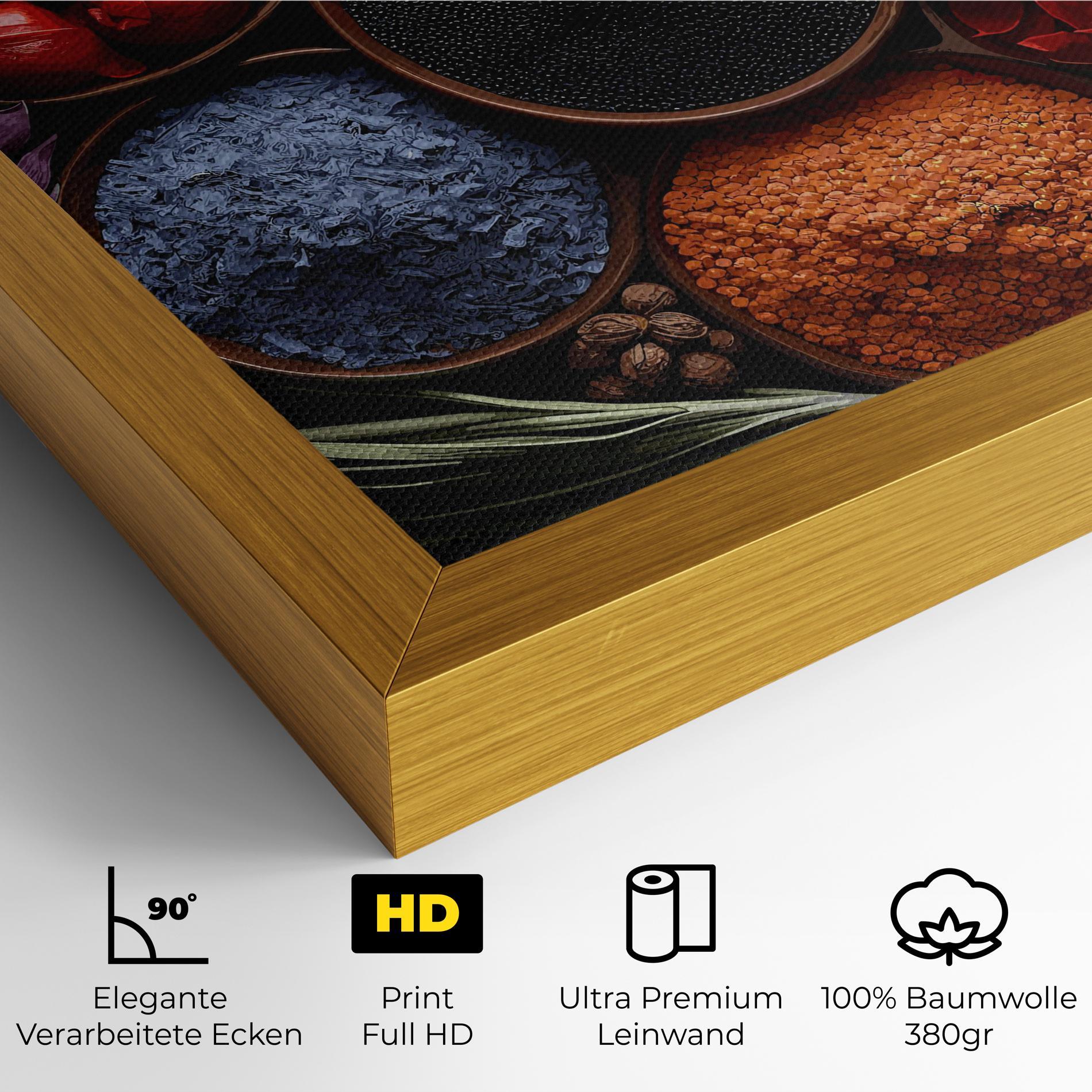 Leinwandbild Autumn Color Spices mockup 4