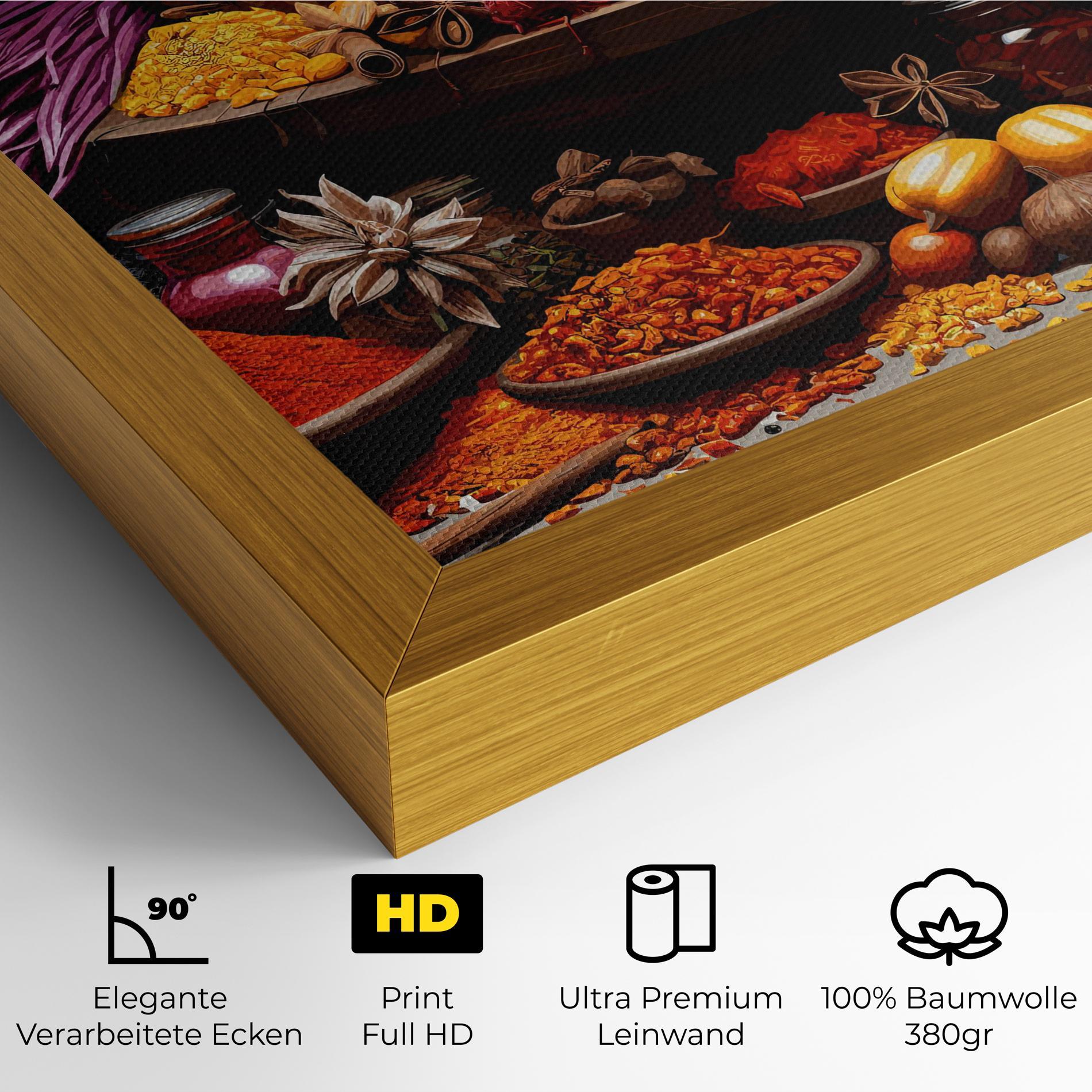 Leinwandbild Autumn Seasoning mockup 4