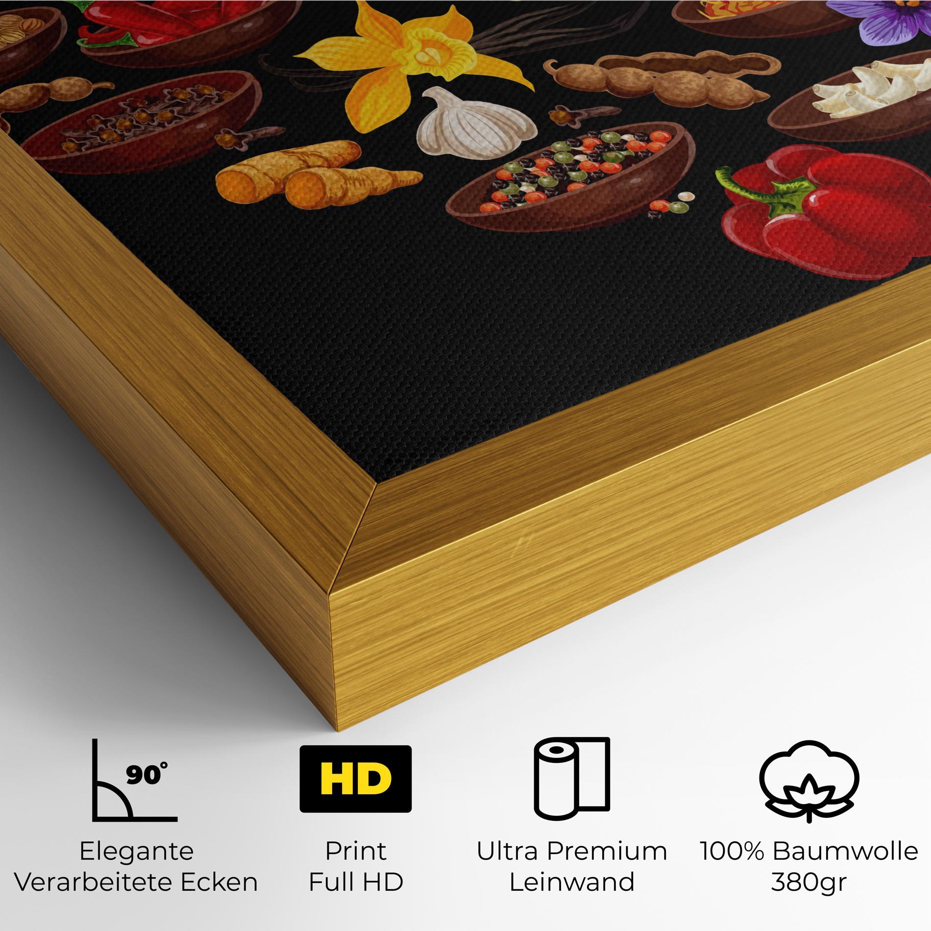 Leinwandbild Seasoning Heart mockup 4