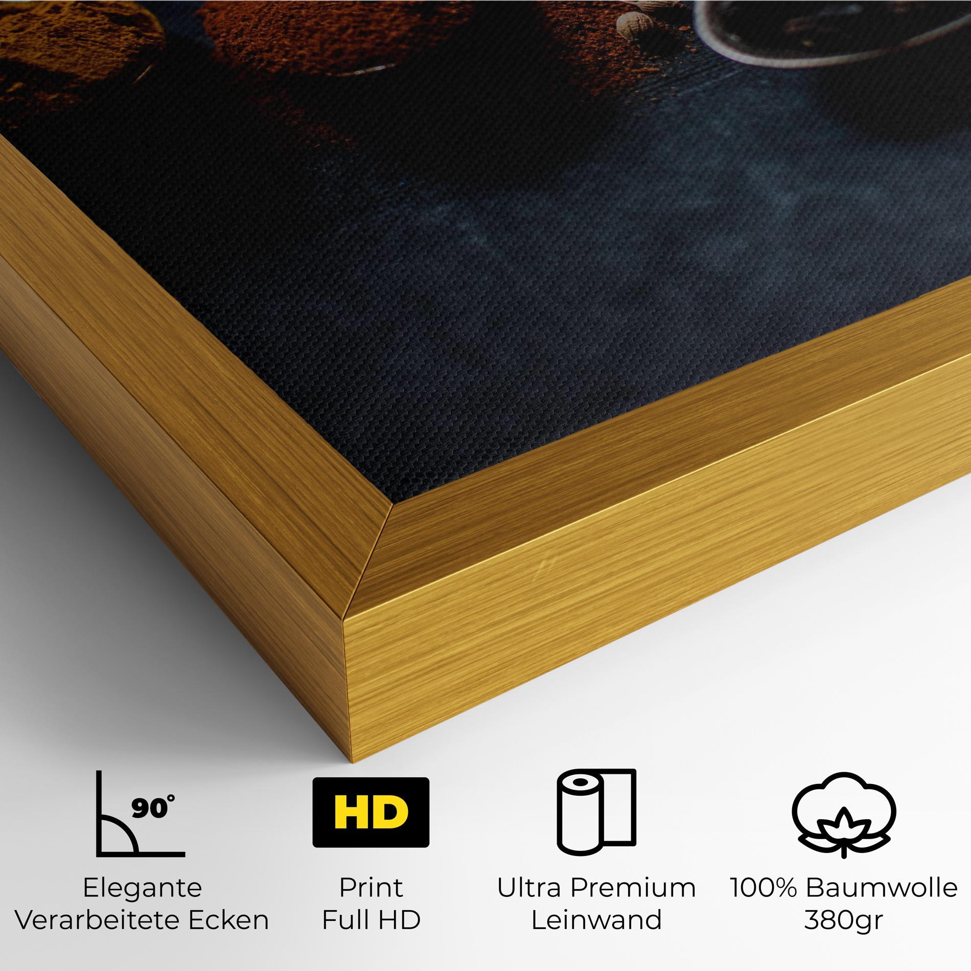 Leinwandbild Spices Spoon mockup 4