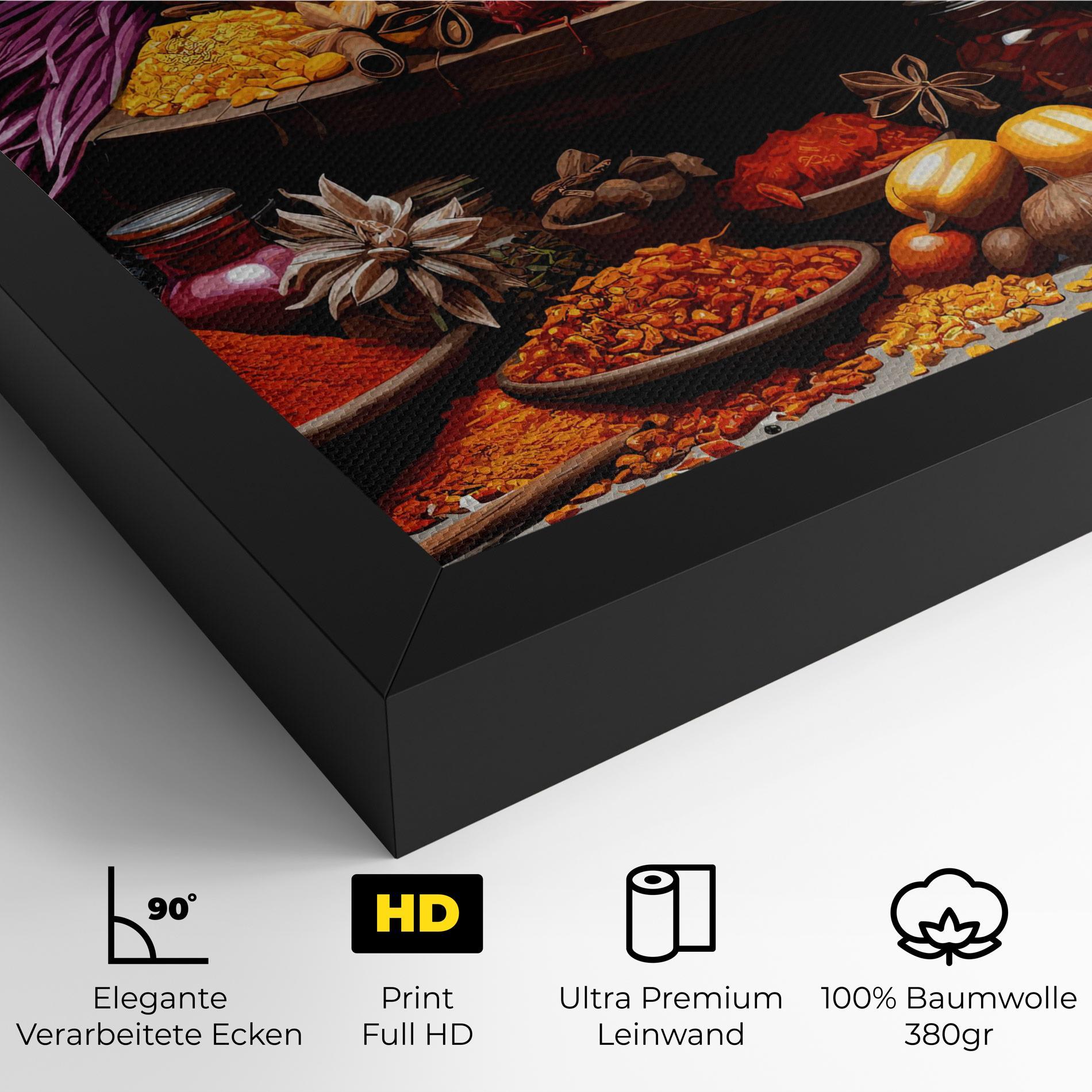 Leinwandbild Autumn Seasoning mockup 4