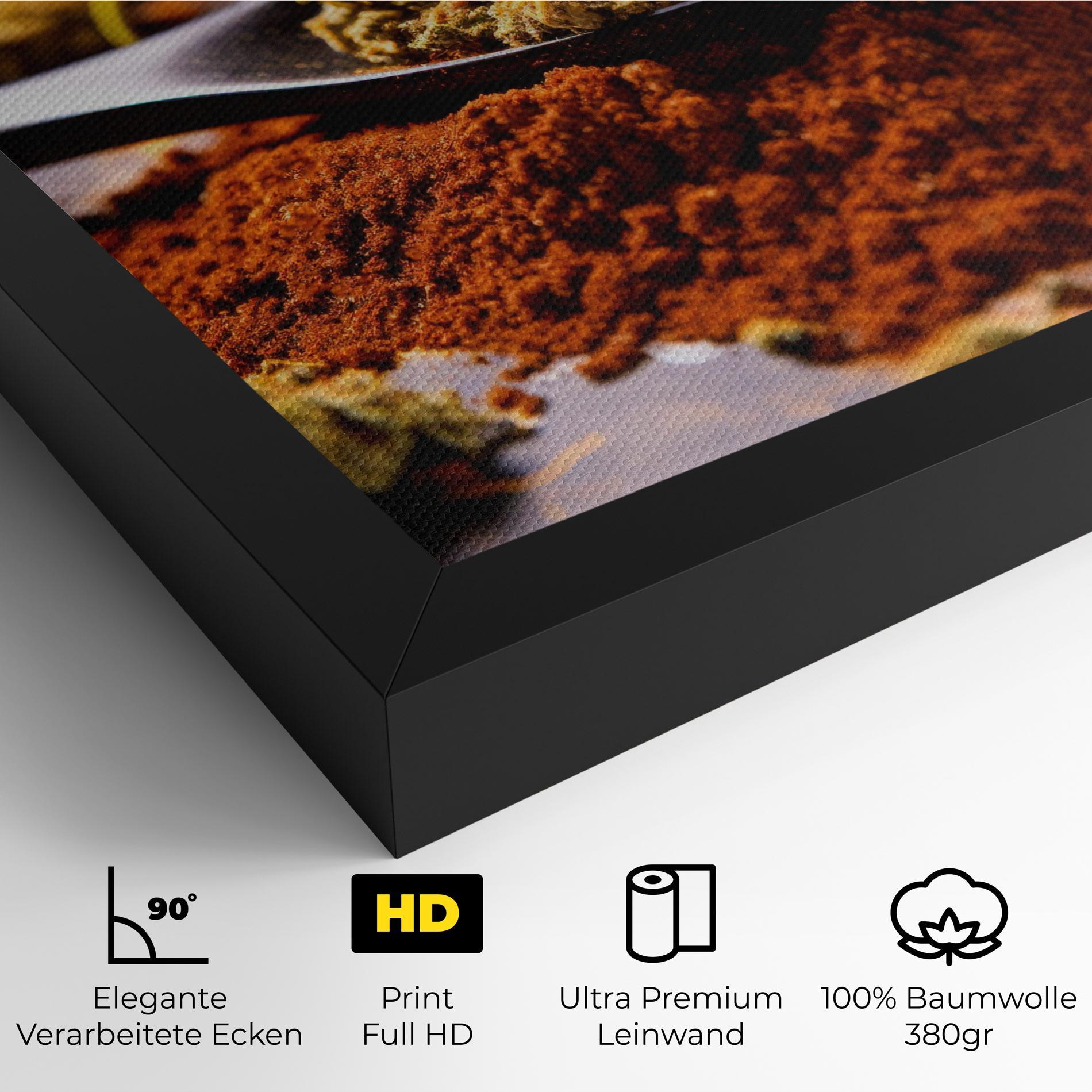 Leinwandbild Cannabis Seasoning mockup 4
