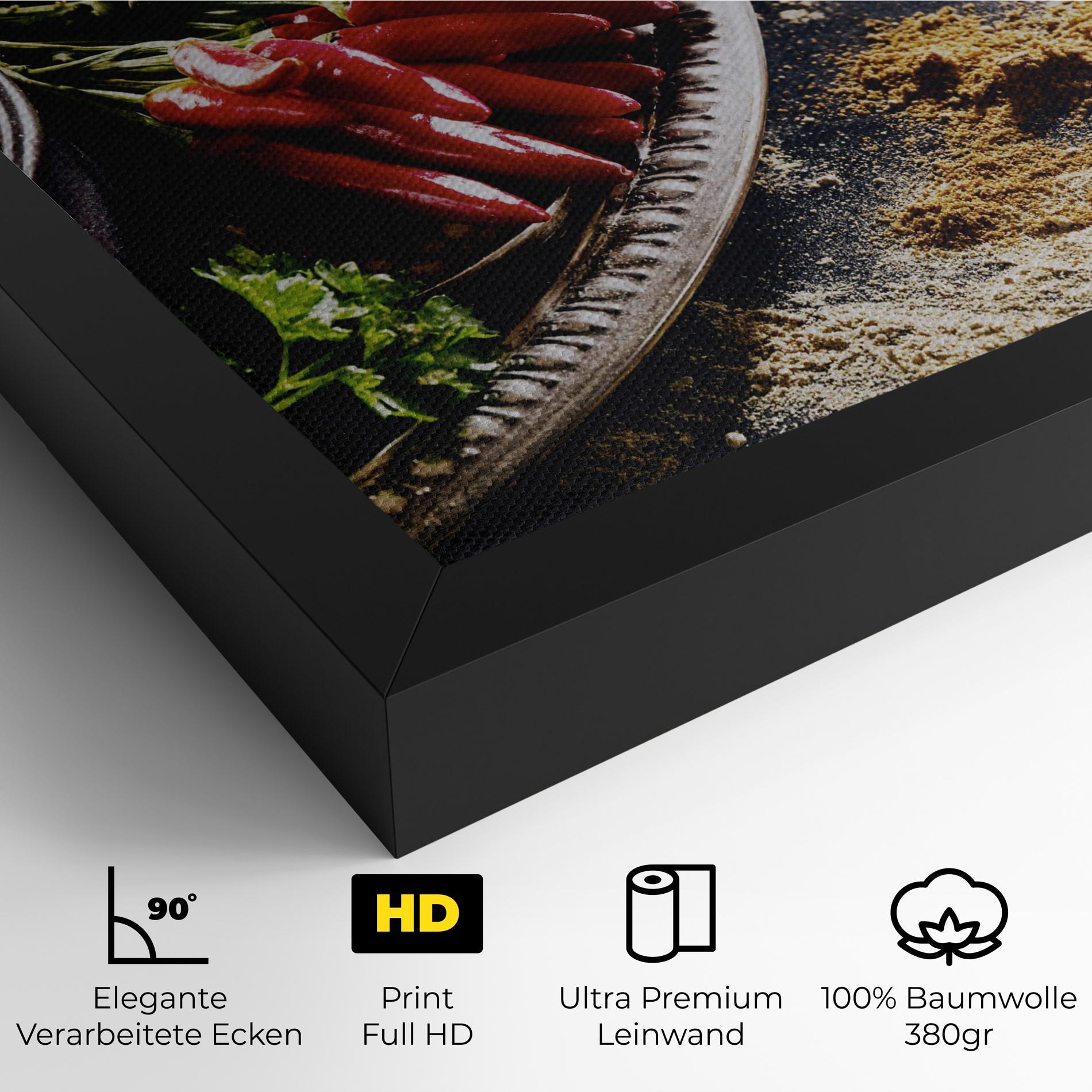 Leinwandbild Grocery Spices mockup 4