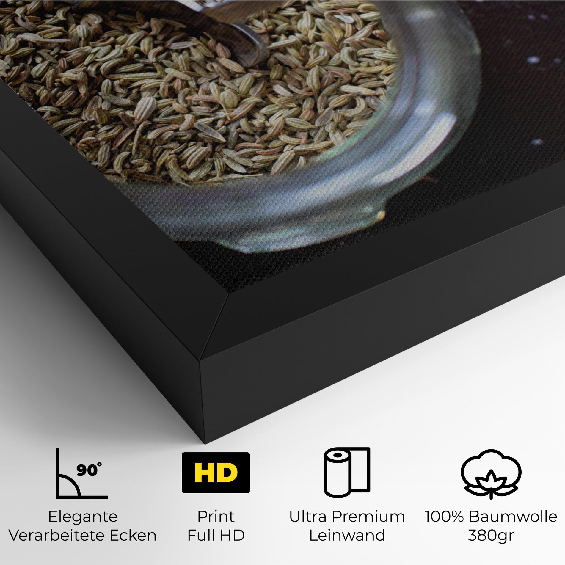 Leinwandbild Jar With Spices mockup 4
