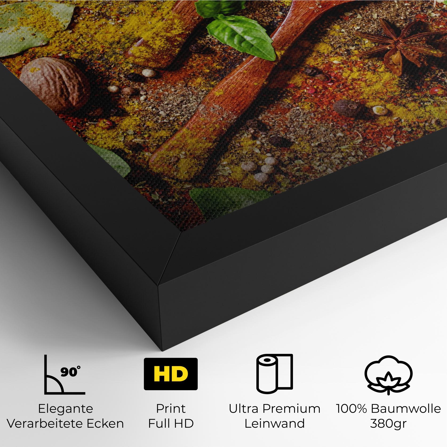 Leinwandbild Oriental Spices mockup 4