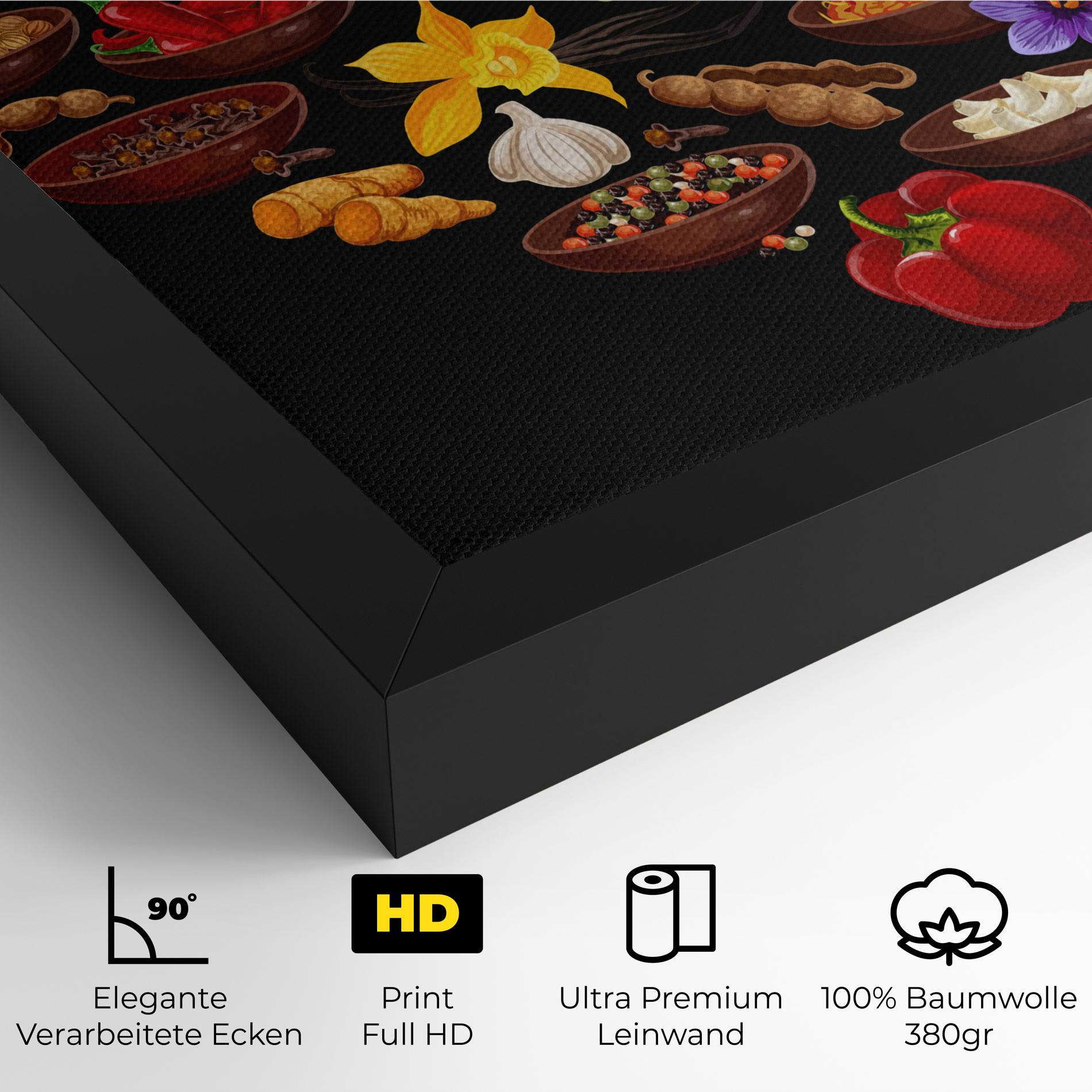 Leinwandbild Seasoning Heart mockup 4