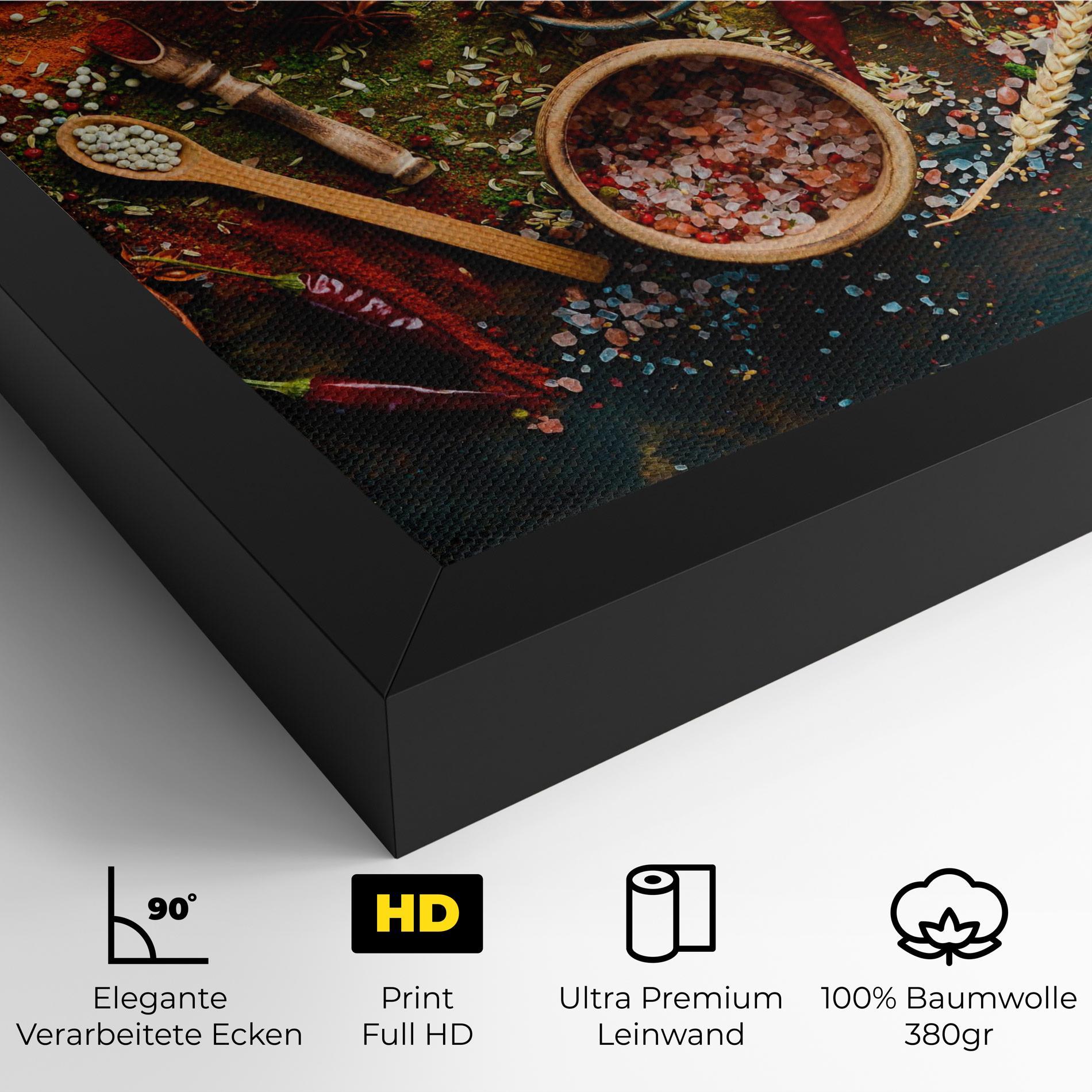 Leinwandbild Seasonings Mix mockup 4