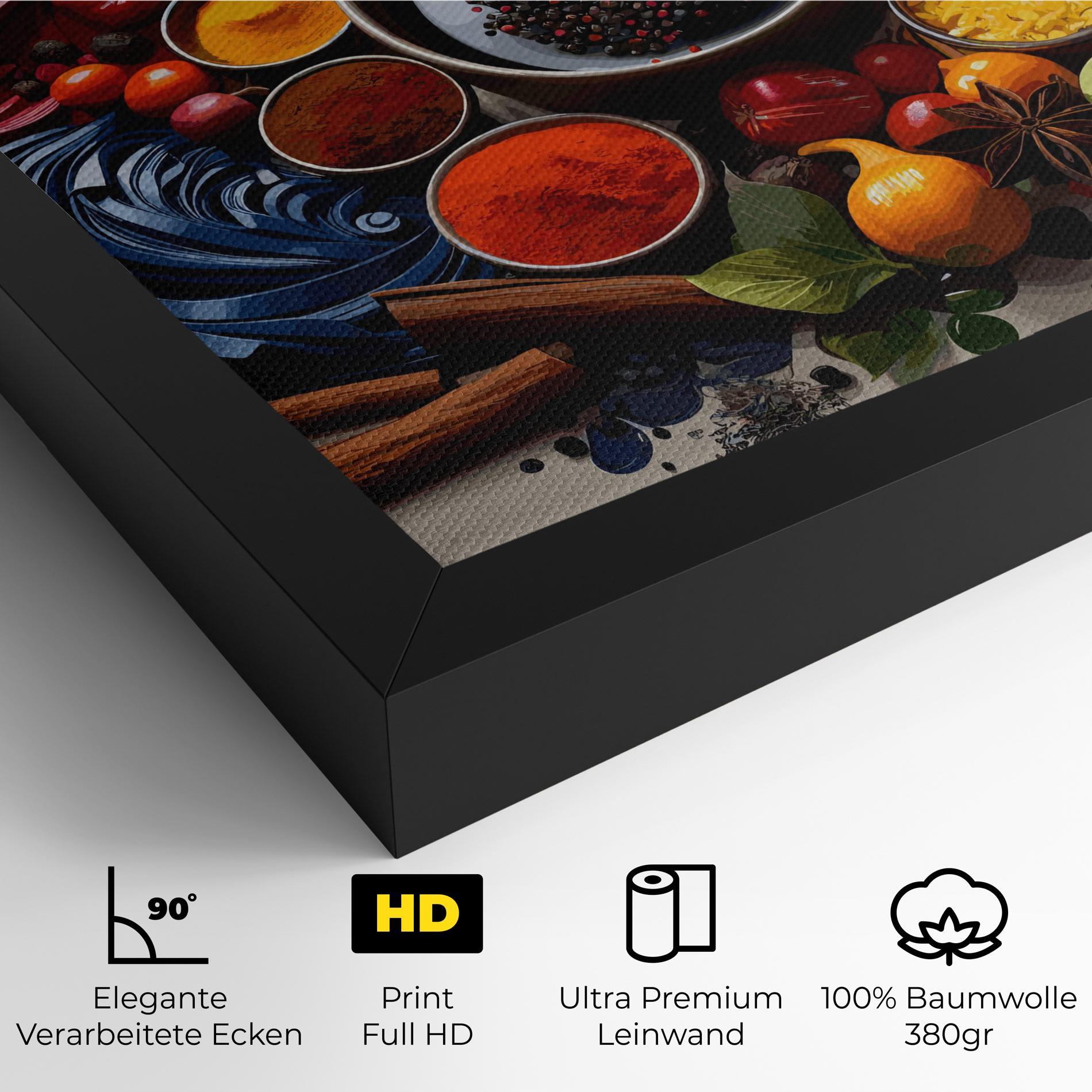 Leinwandbild Spices Village mockup 4