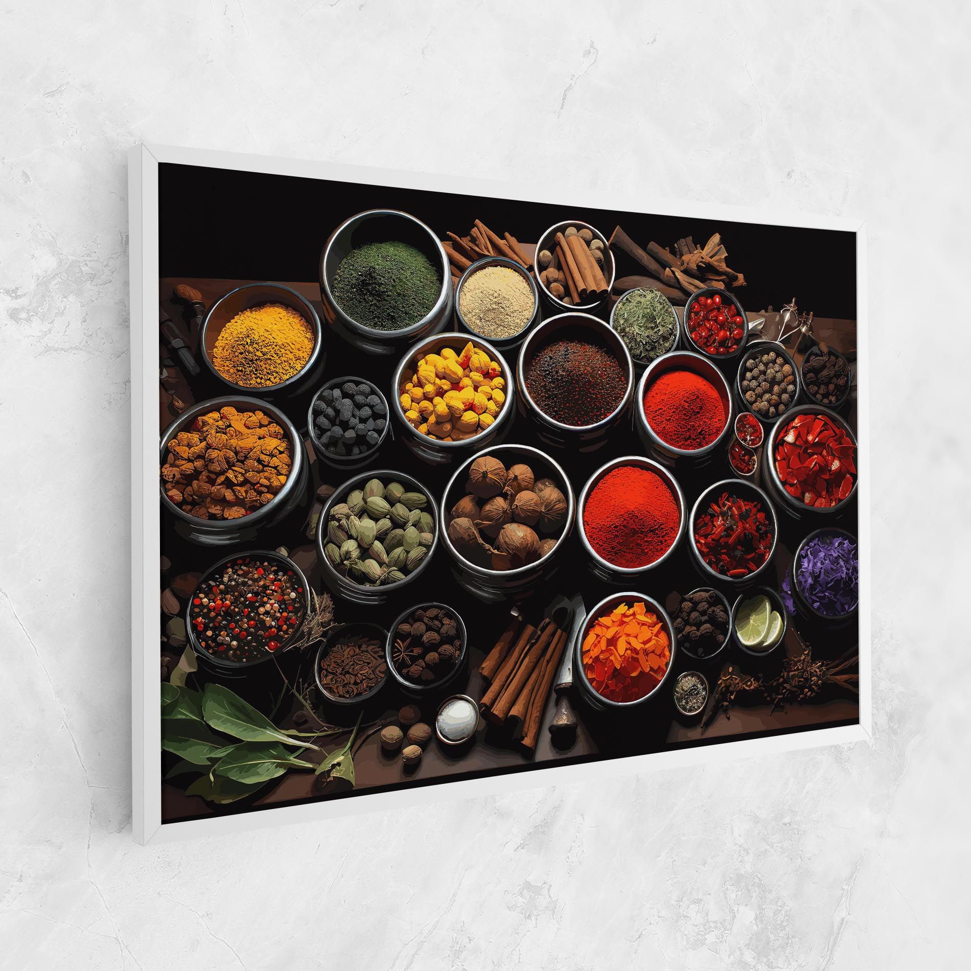 Colorful Herbs Art mockup 1