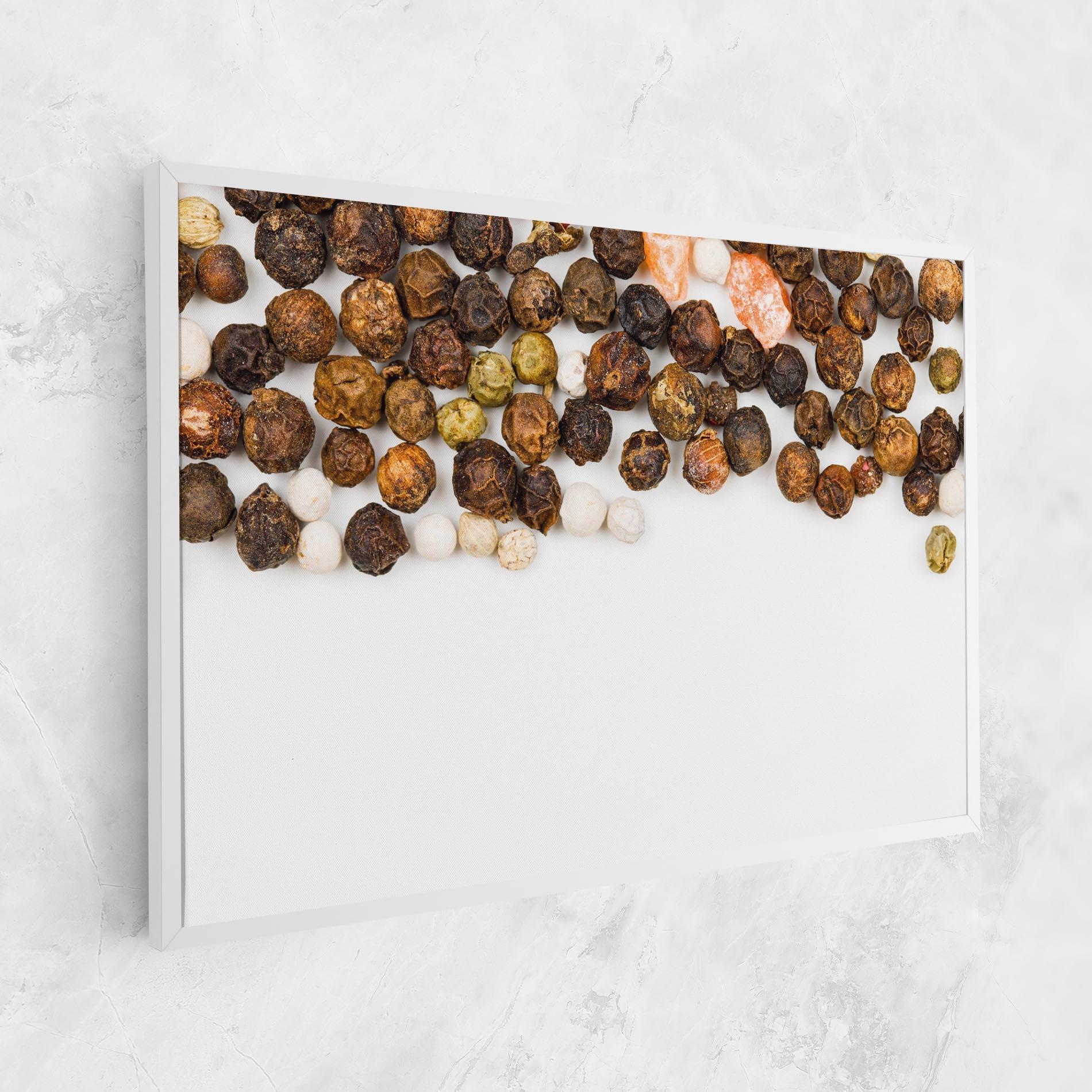 Leinwandbild Multicolored Pepper mockup 1