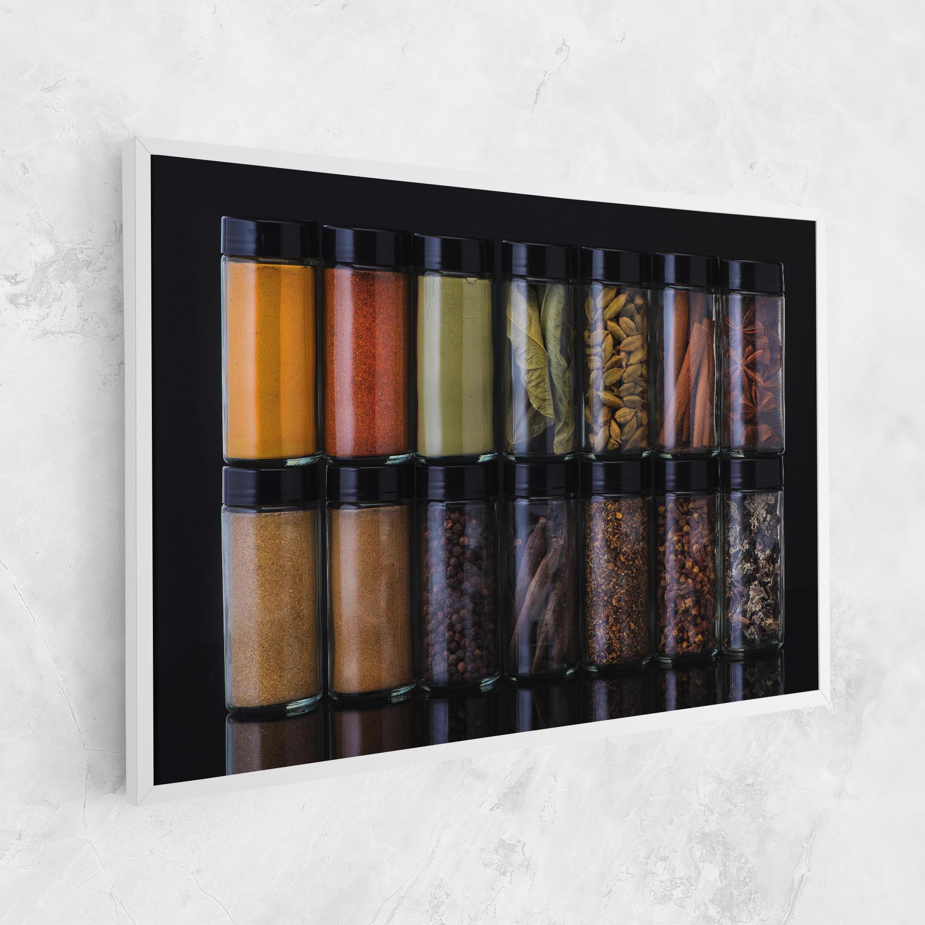 Leinwandbild Seasonings Jars mockup 1