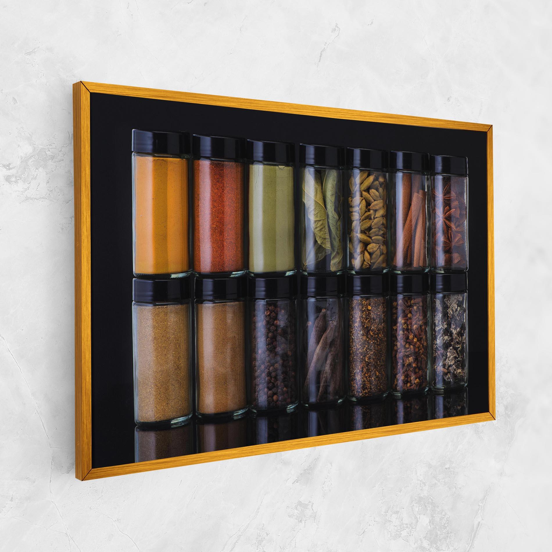 Leinwandbild Seasonings Jars mockup 1