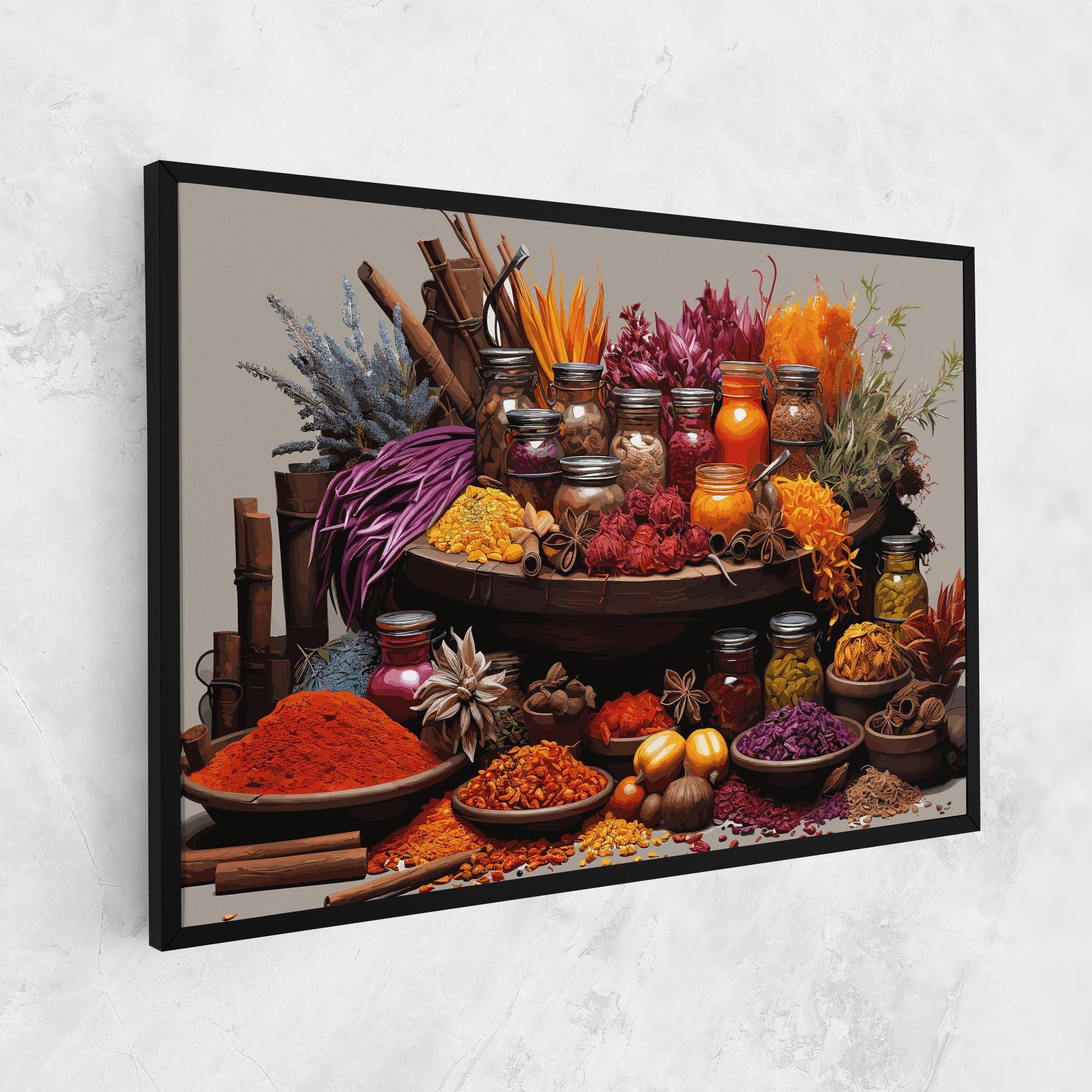 Leinwandbild Autumn Seasoning mockup 1
