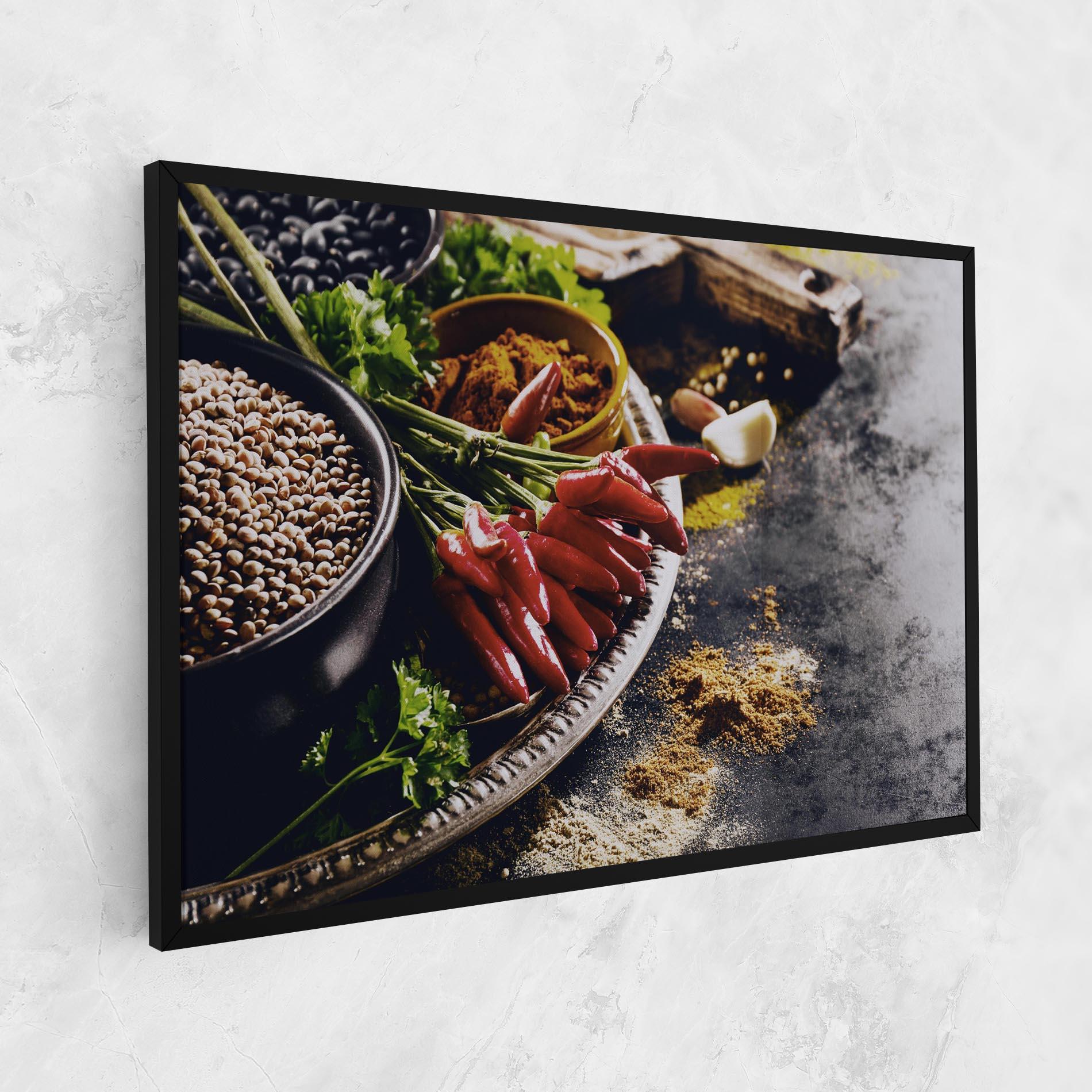 Leinwandbild Grocery Spices mockup 1
