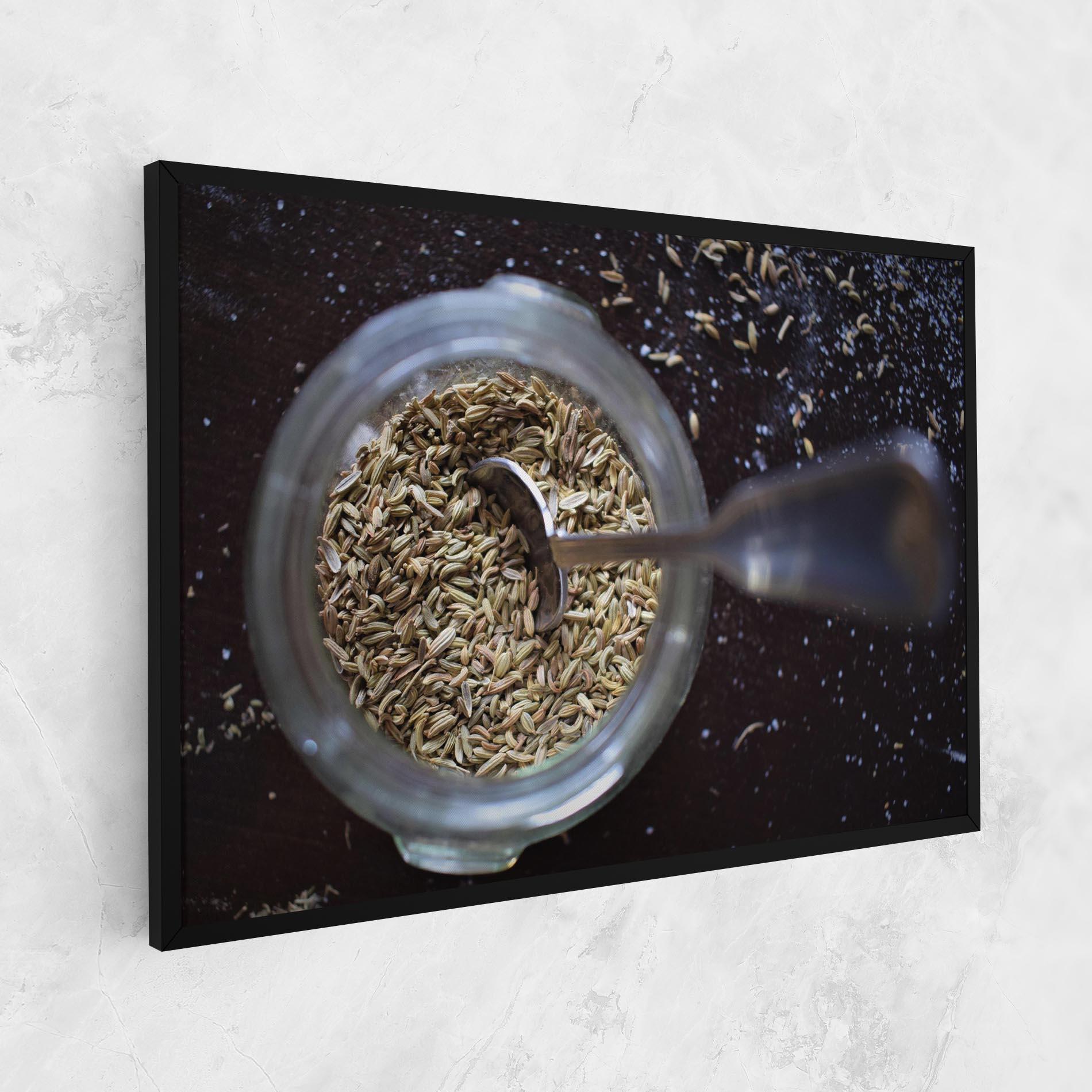 Leinwandbild Jar With Spices mockup 1