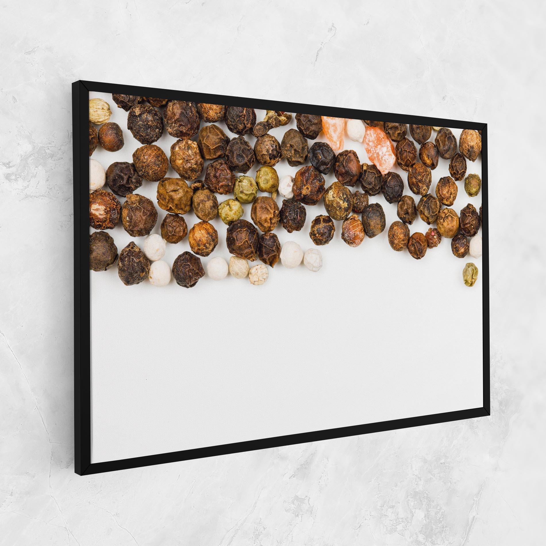 Leinwandbild Multicolored Pepper mockup 1