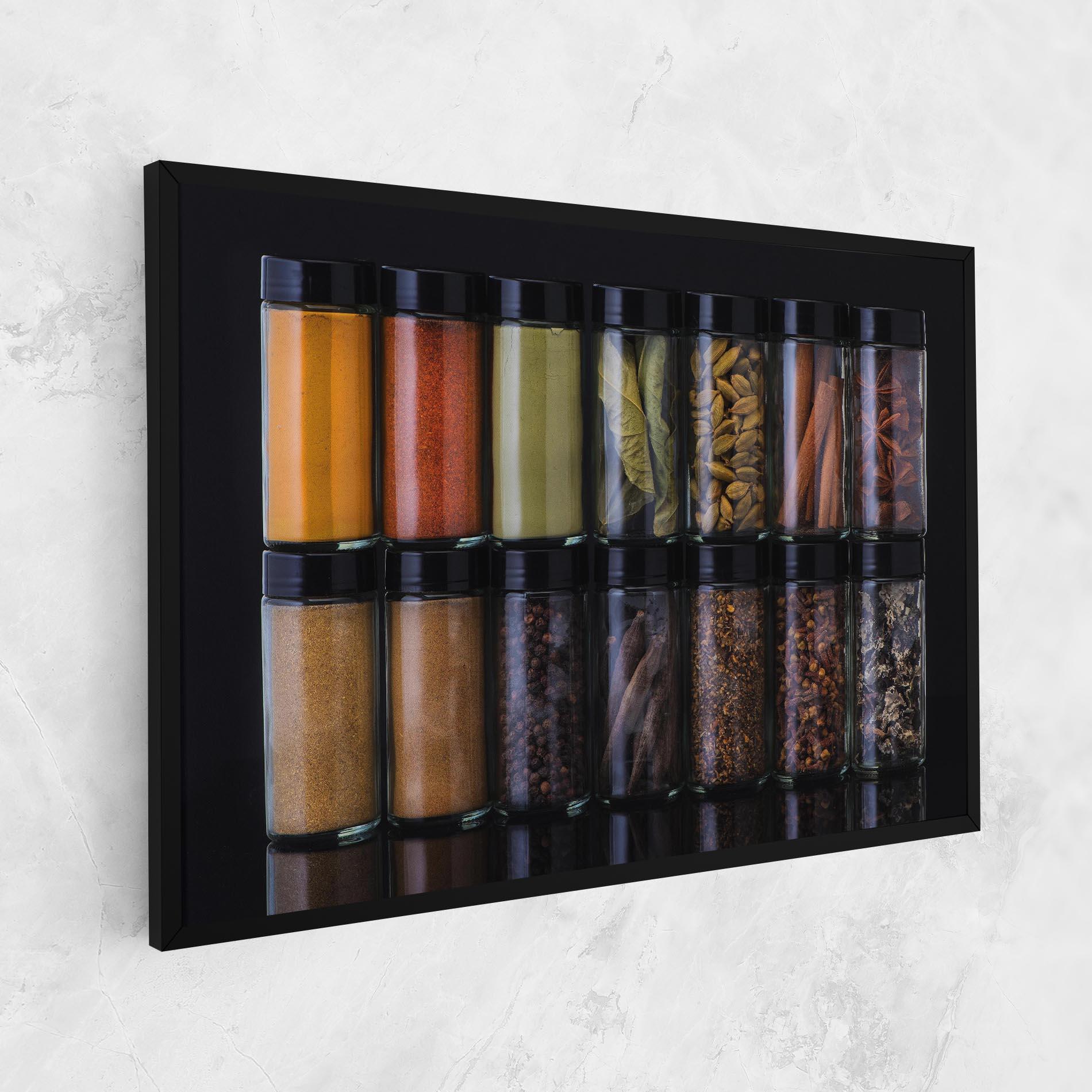 Leinwandbild Seasonings Jars mockup 1