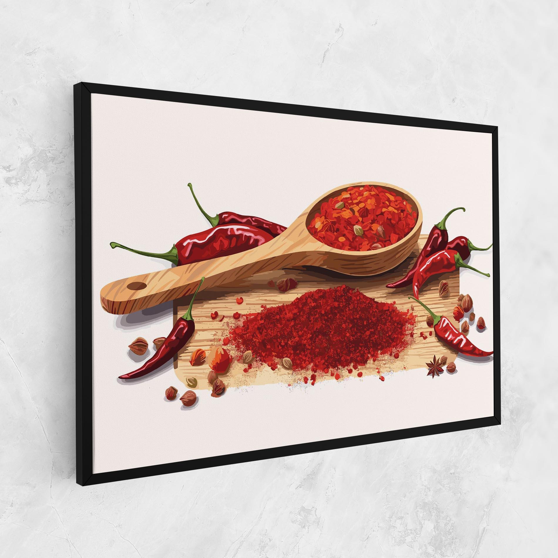 Leinwandbild Spoon Of Papper mockup 1