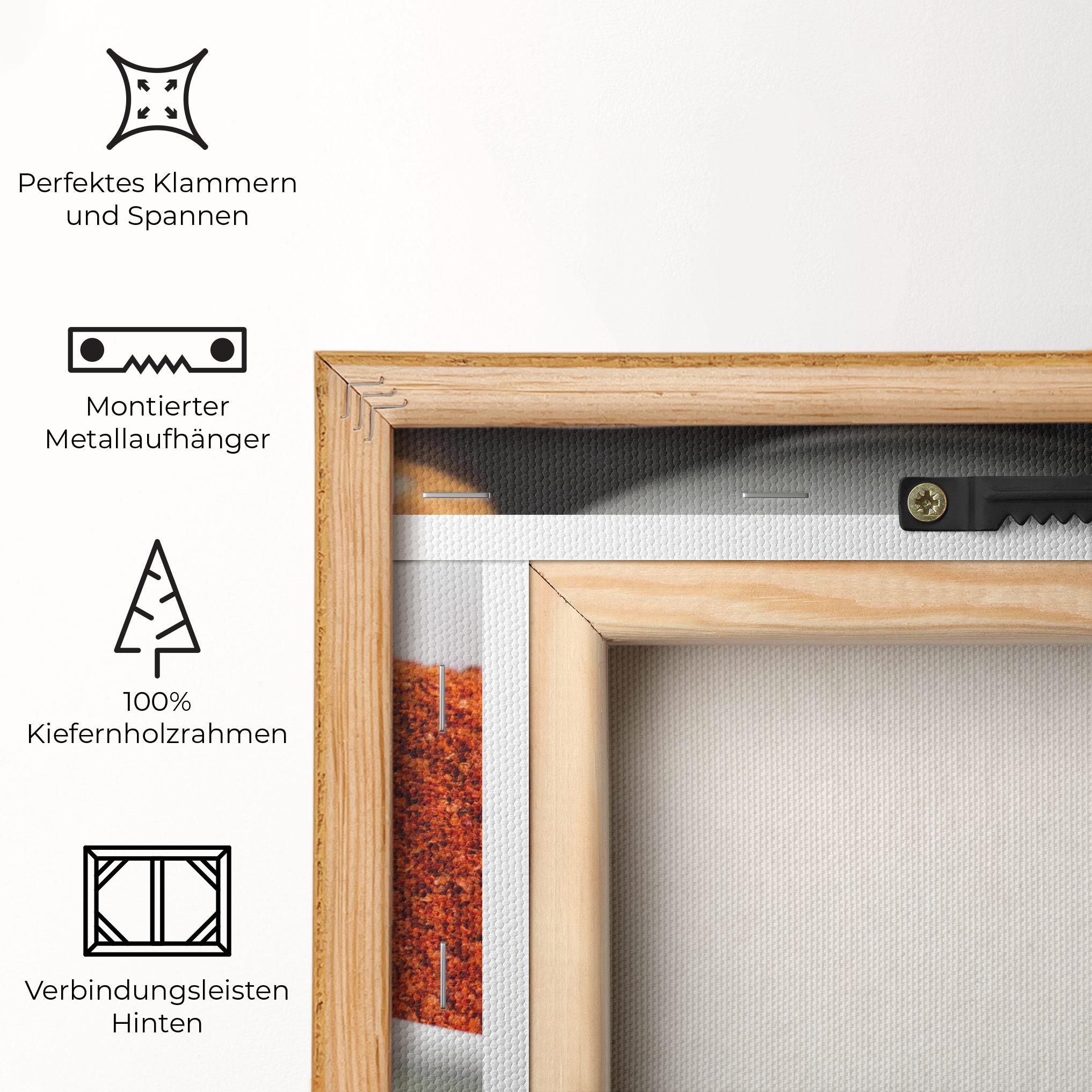 Leinwandbild Close Up Spices Powder mockup 5