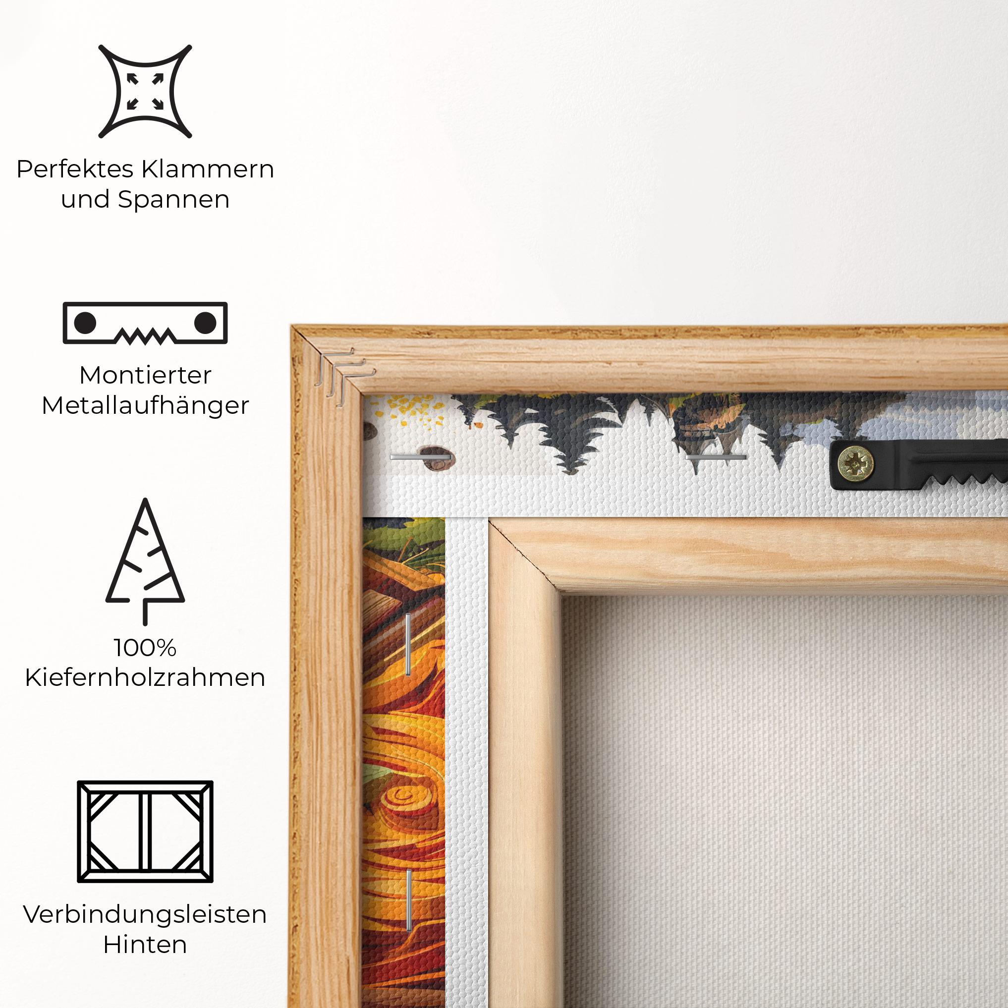 Leinwandbild Spices Village mockup 5