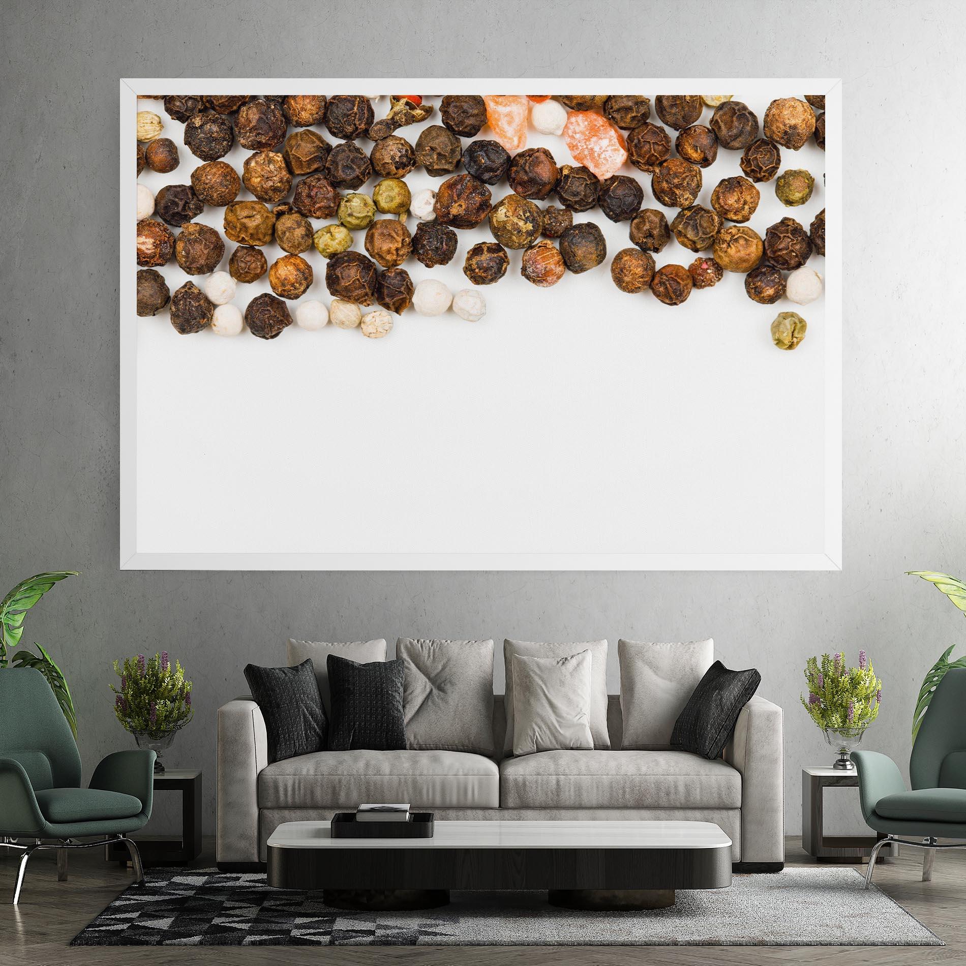 Leinwandbild Multicolored Pepper mockup 7