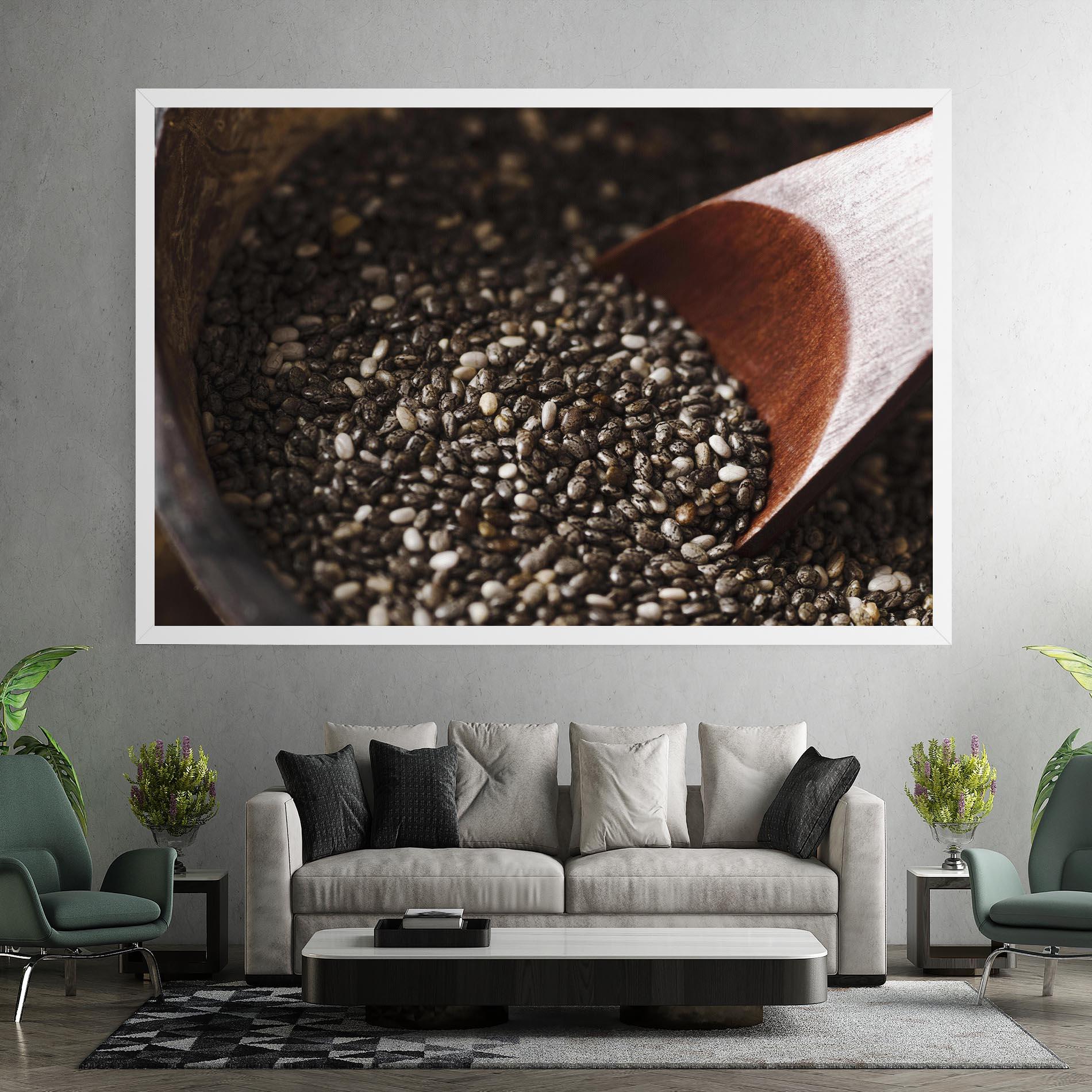 Leinwandbild Organic Seeds mockup 7