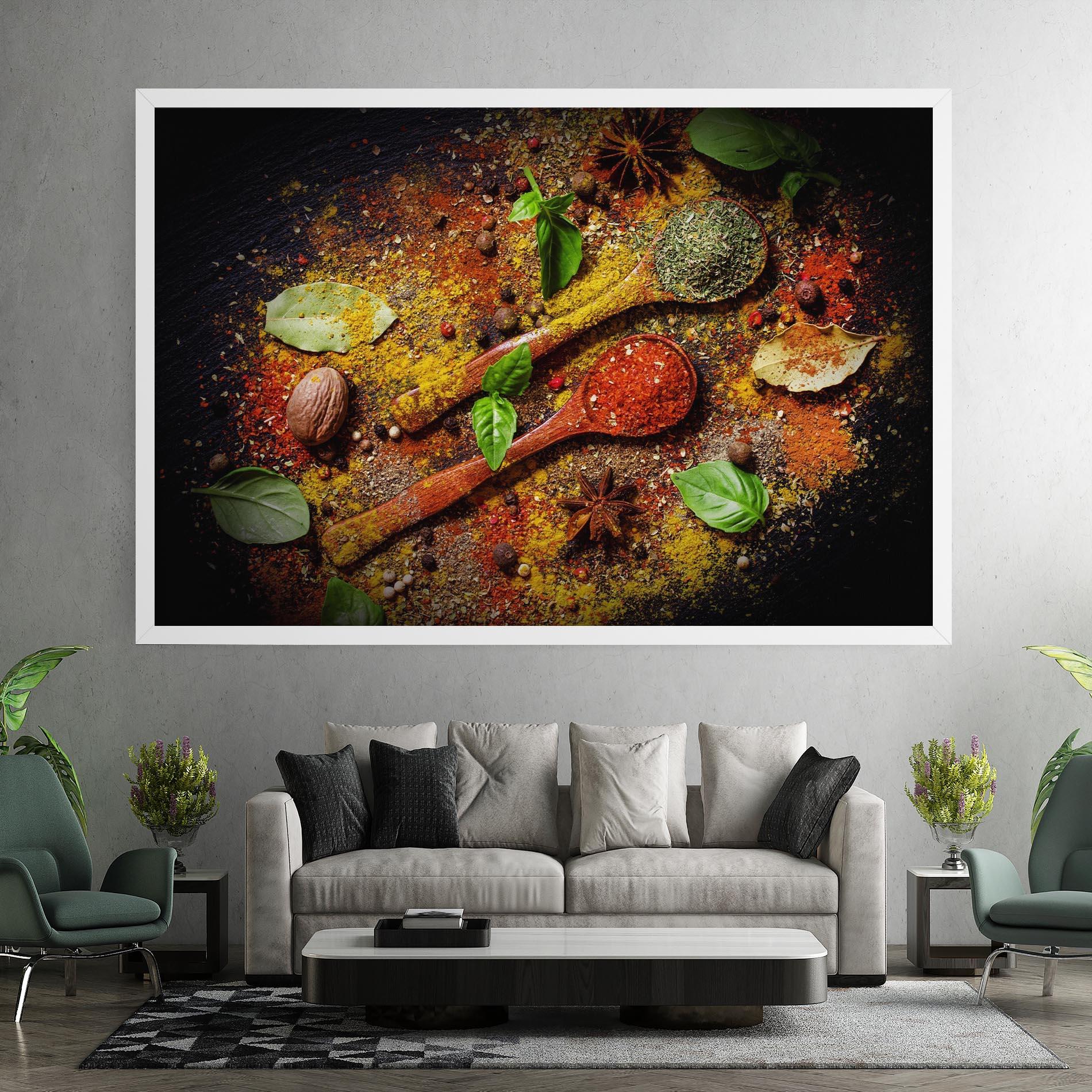 Leinwandbild Oriental Spices mockup 7