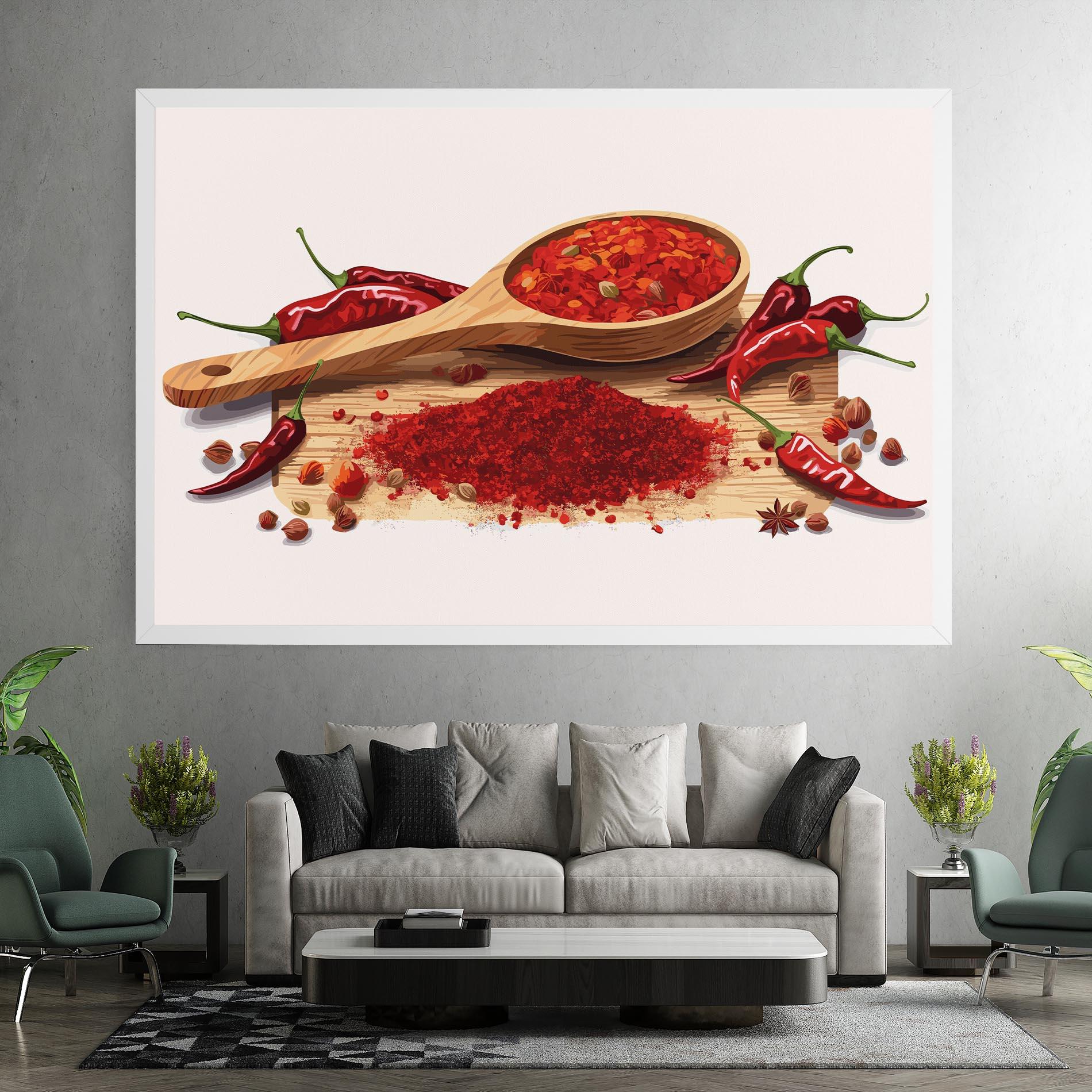 Leinwandbild Spoon Of Papper mockup 7