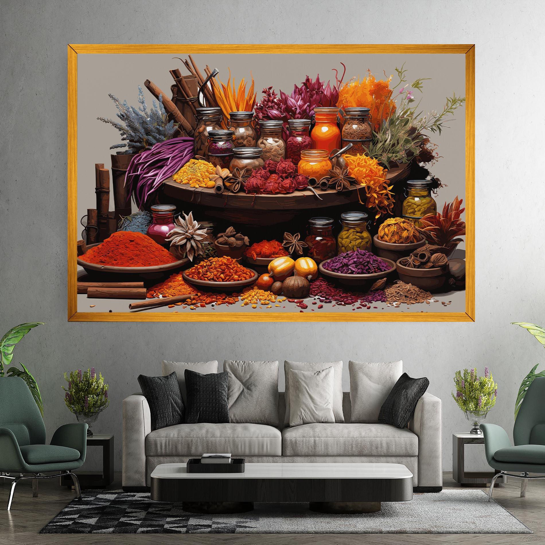 Leinwandbild Autumn Seasoning mockup 7