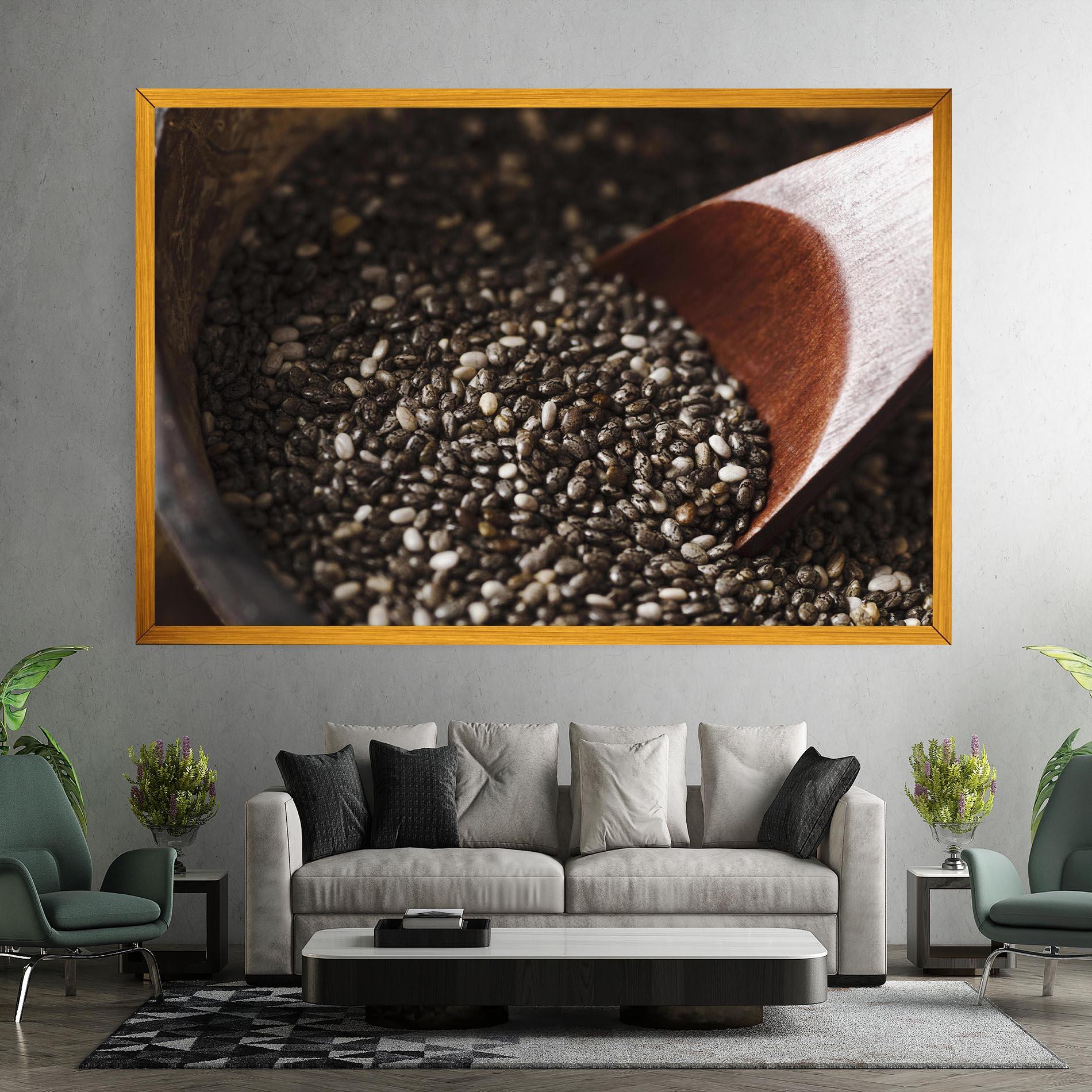 Leinwandbild Organic Seeds mockup 7