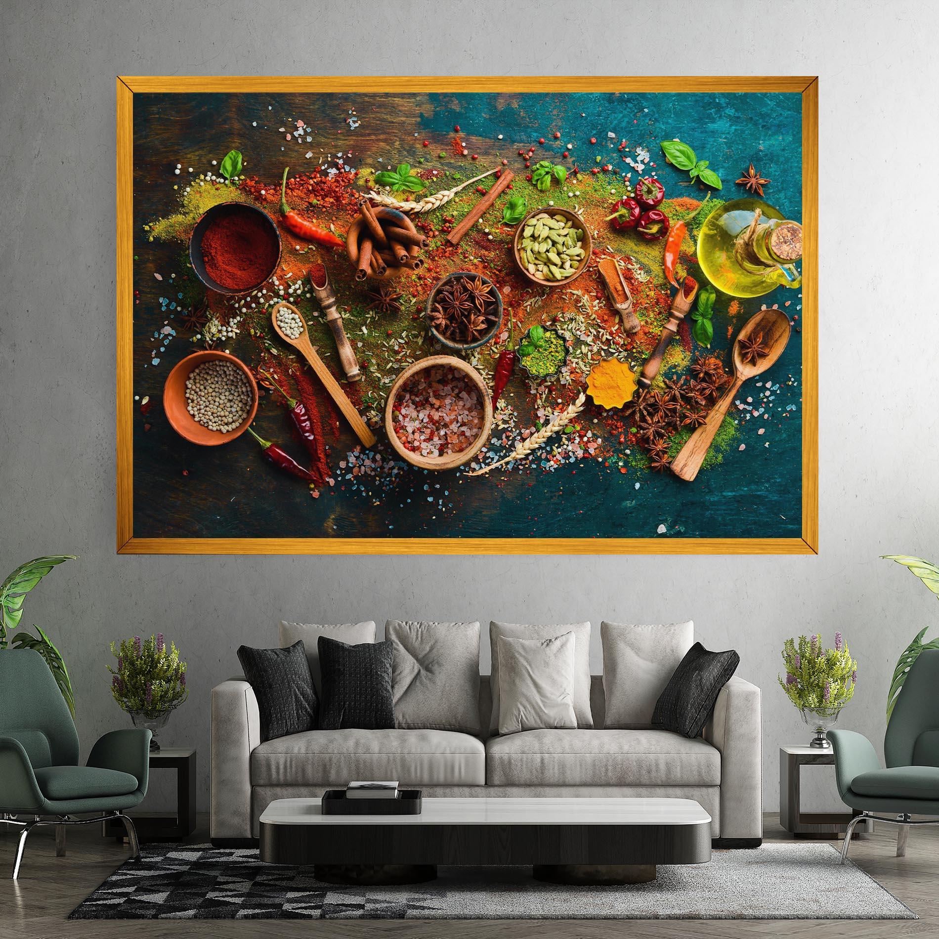 Leinwandbild Seasonings Mix mockup 7
