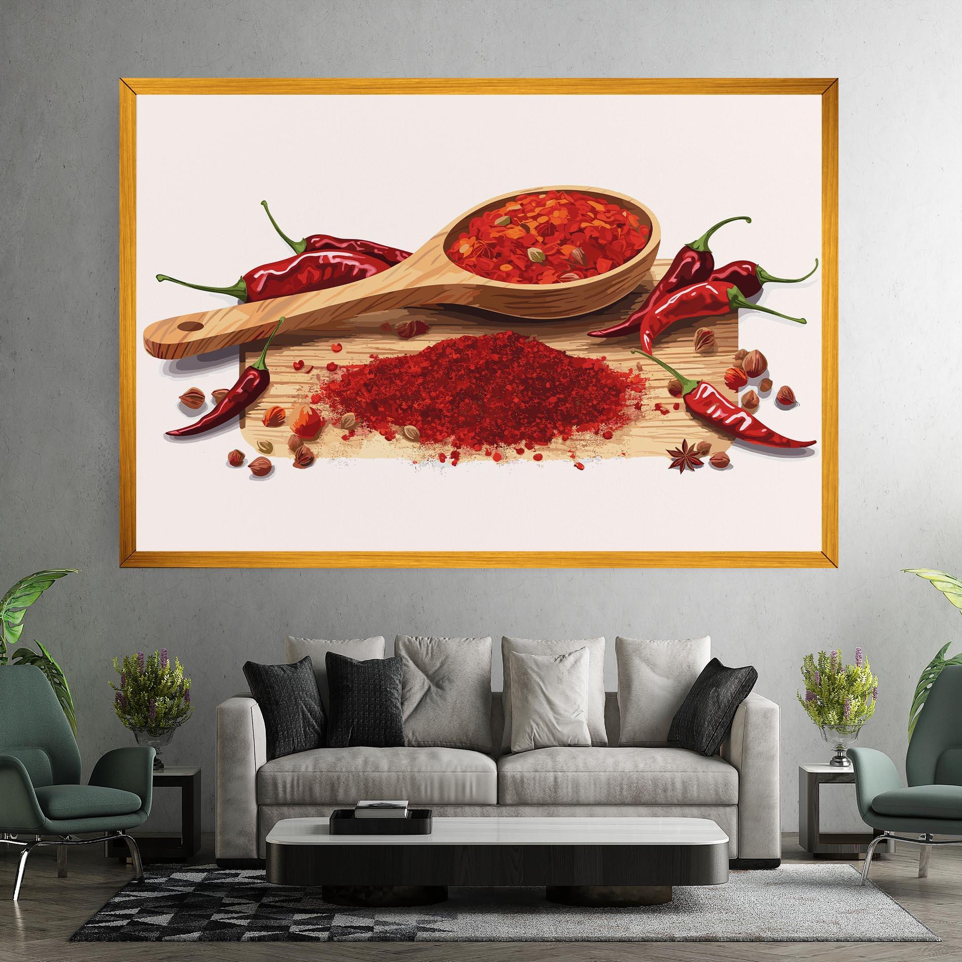 Leinwandbild Spoon Of Papper mockup 7