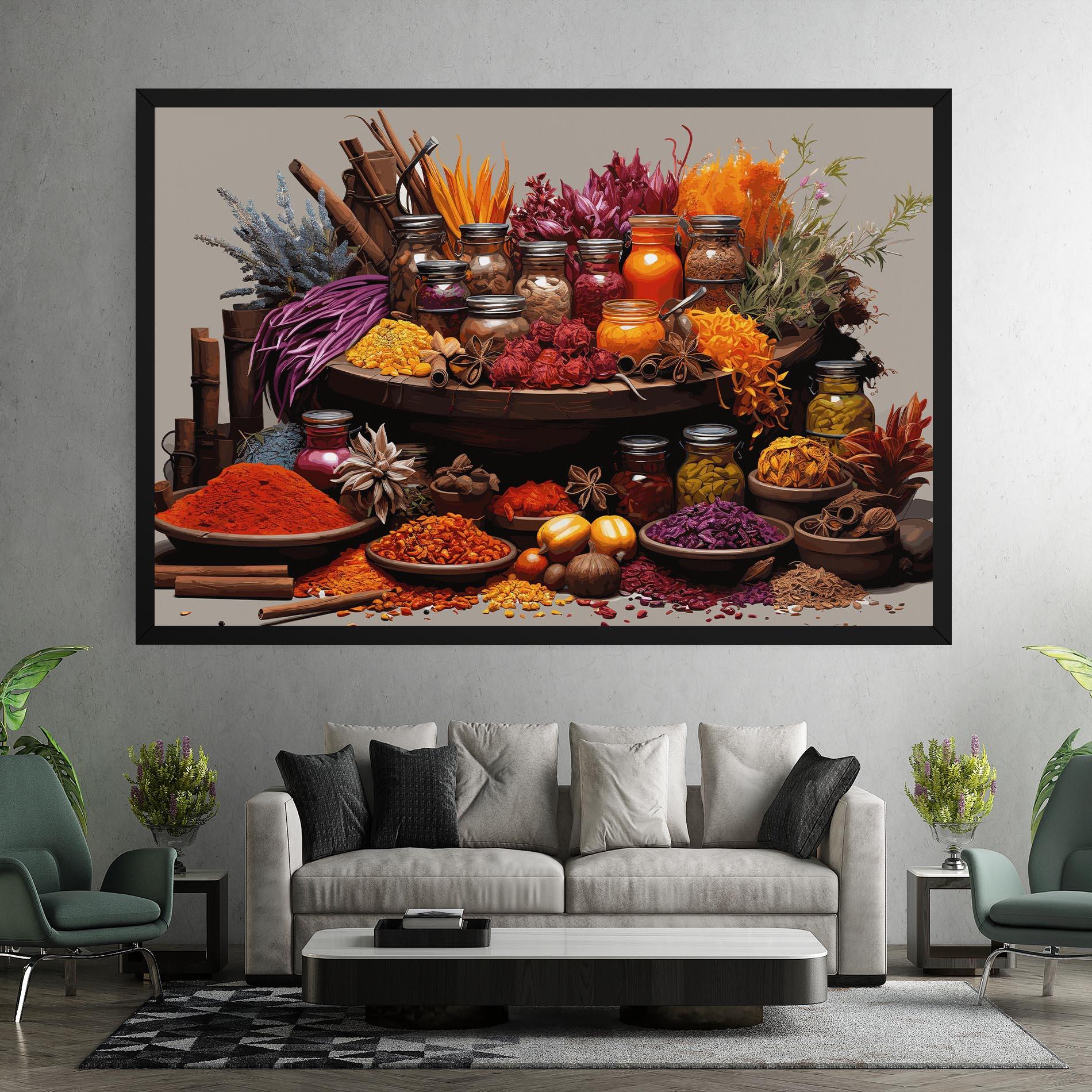 Leinwandbild Autumn Seasoning mockup 7