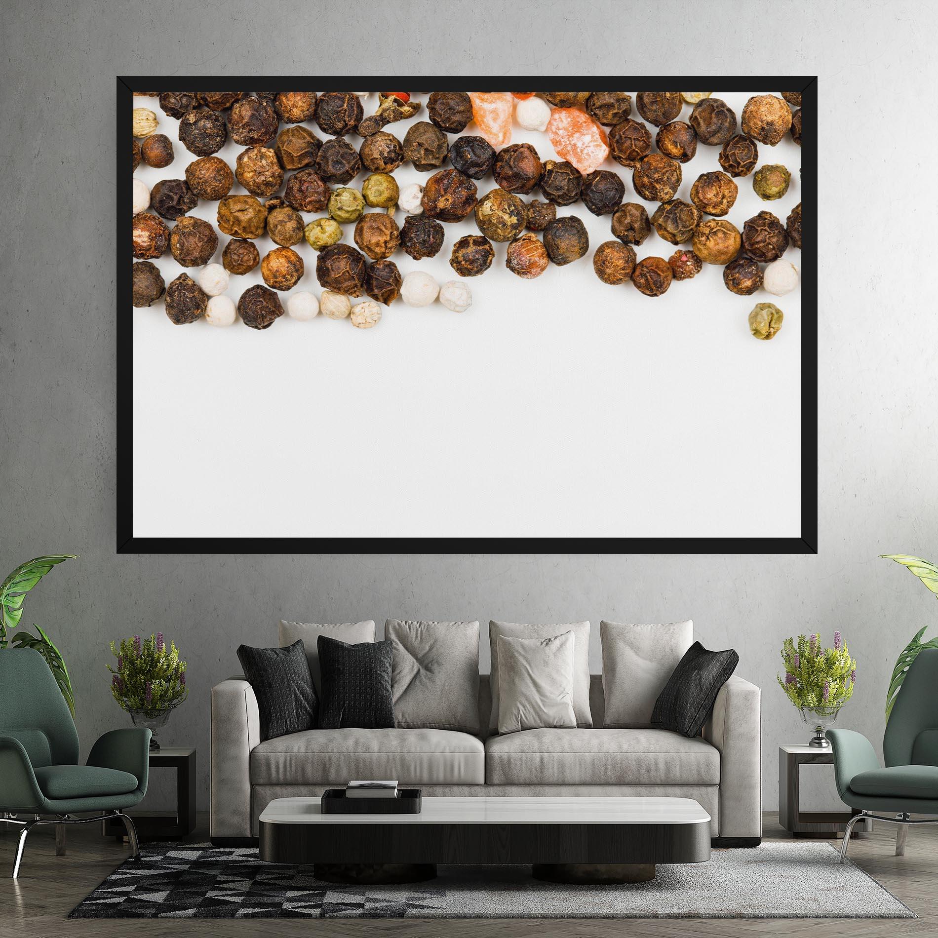 Leinwandbild Multicolored Pepper mockup 7