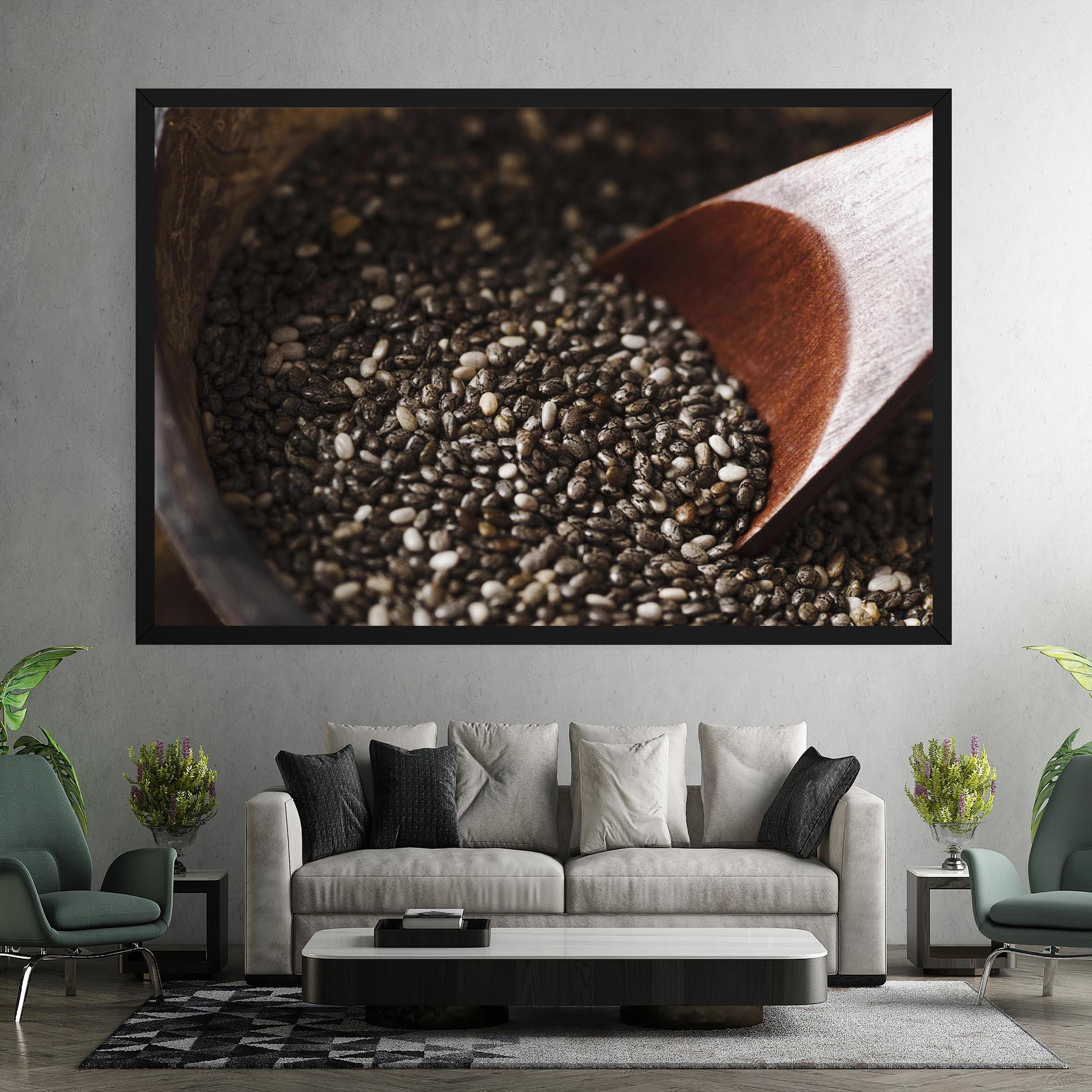 Leinwandbild Organic Seeds mockup 7