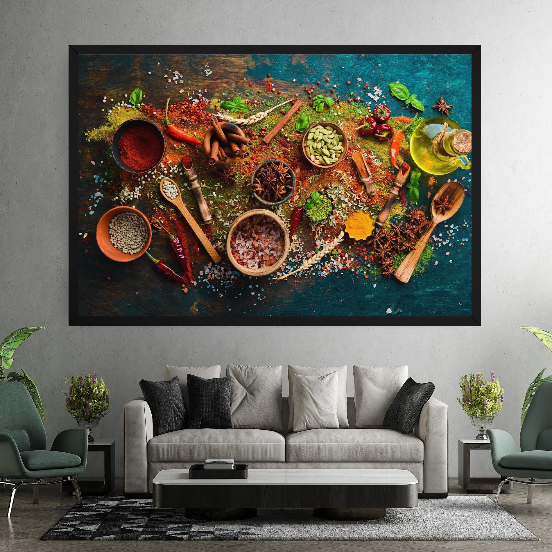 Leinwandbild Seasonings Mix mockup 7
