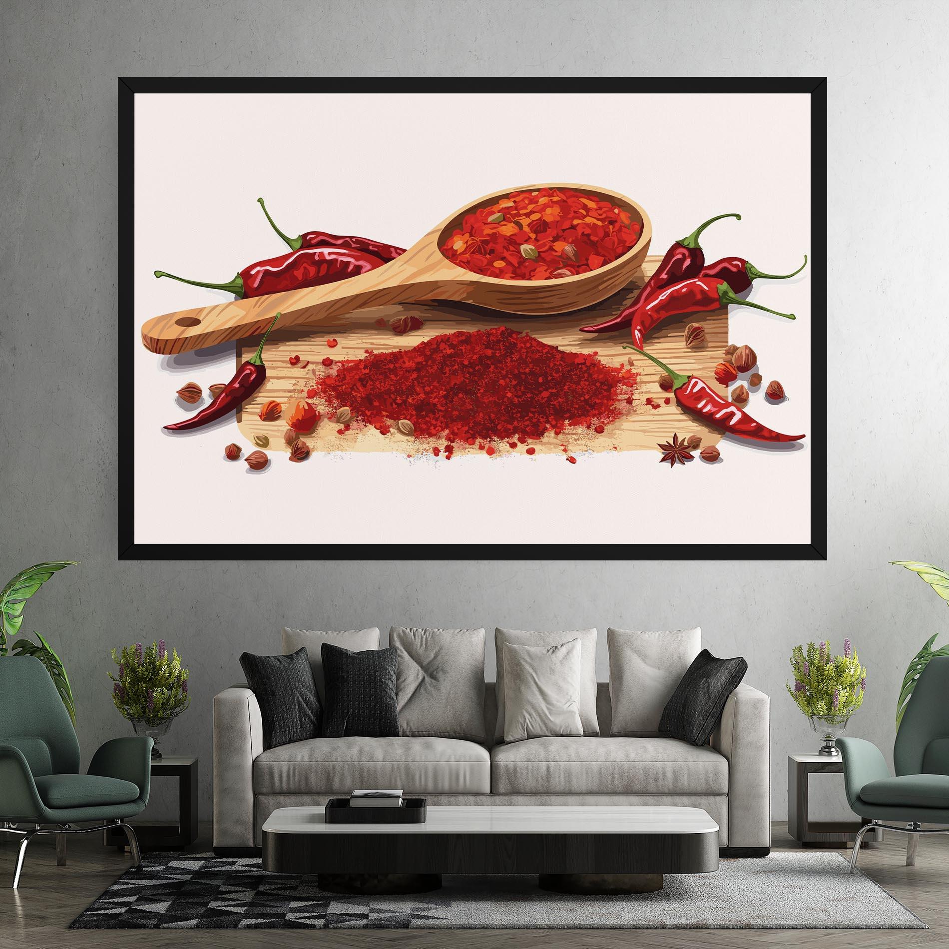 Leinwandbild Spoon Of Papper mockup 7