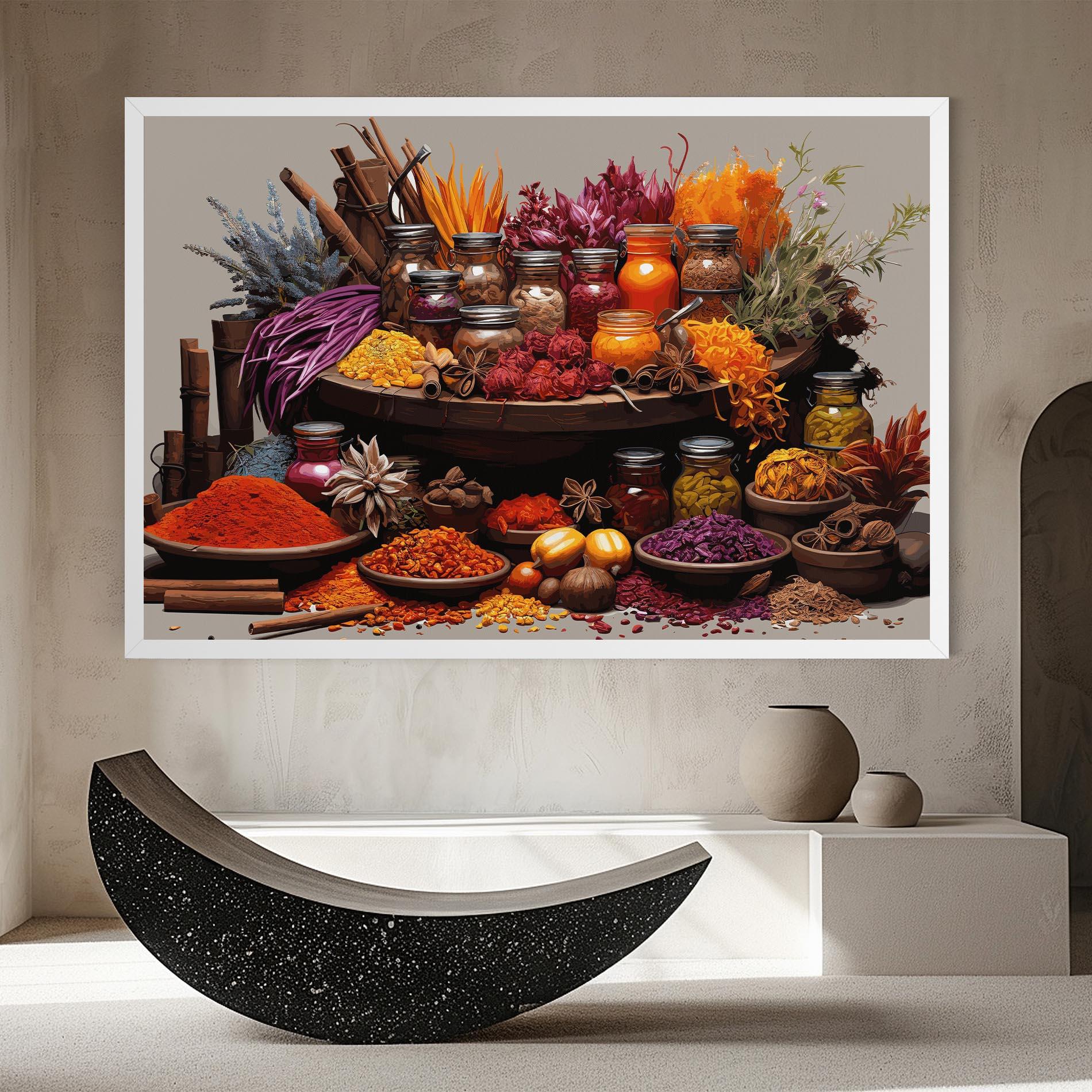 Leinwandbild Autumn Seasoning mockup 8