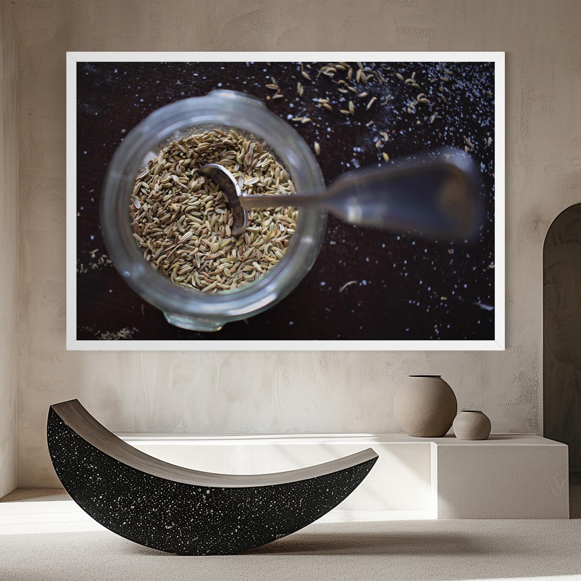 Leinwandbild Jar With Spices mockup 8